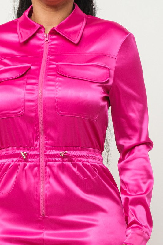 Jayma Fuchsia Jumpsuit