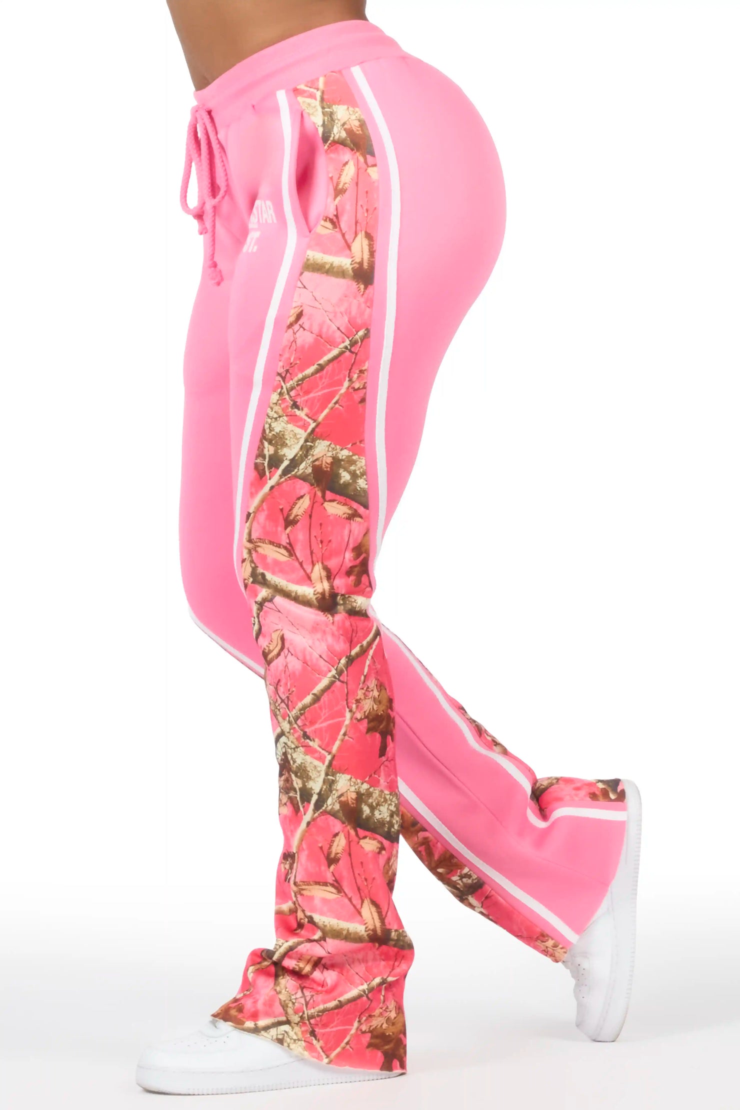 Soana Pink Stacked Track Pant