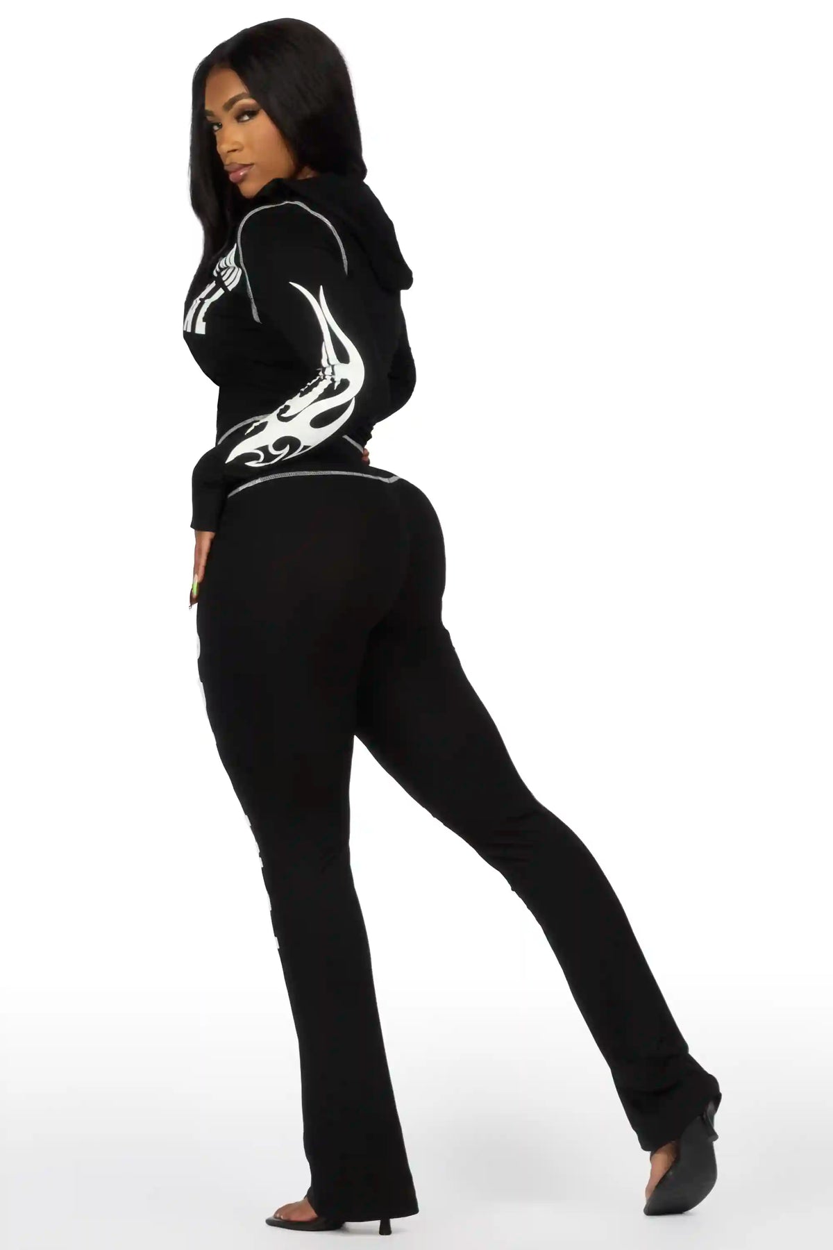 Kamyia Black Lounge Track Set