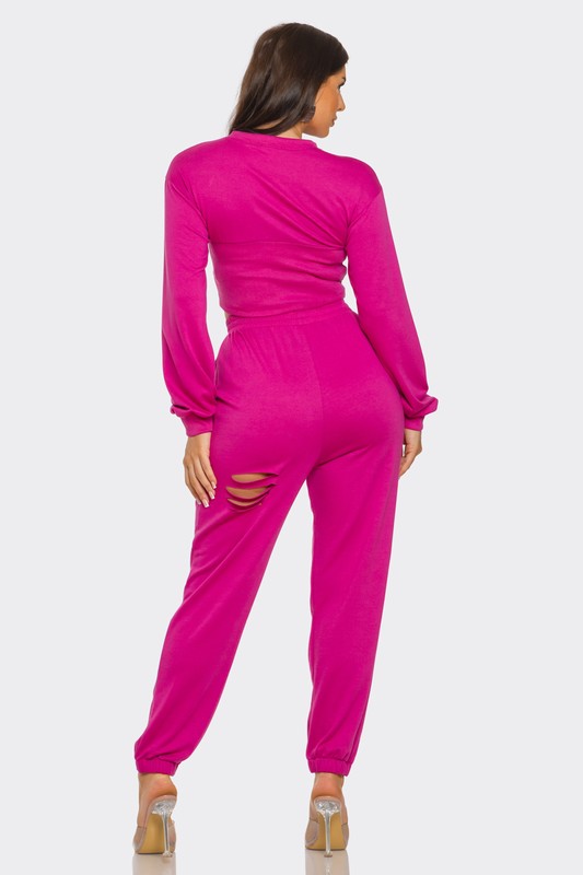 Rosetta Magenta Lounge Track Set