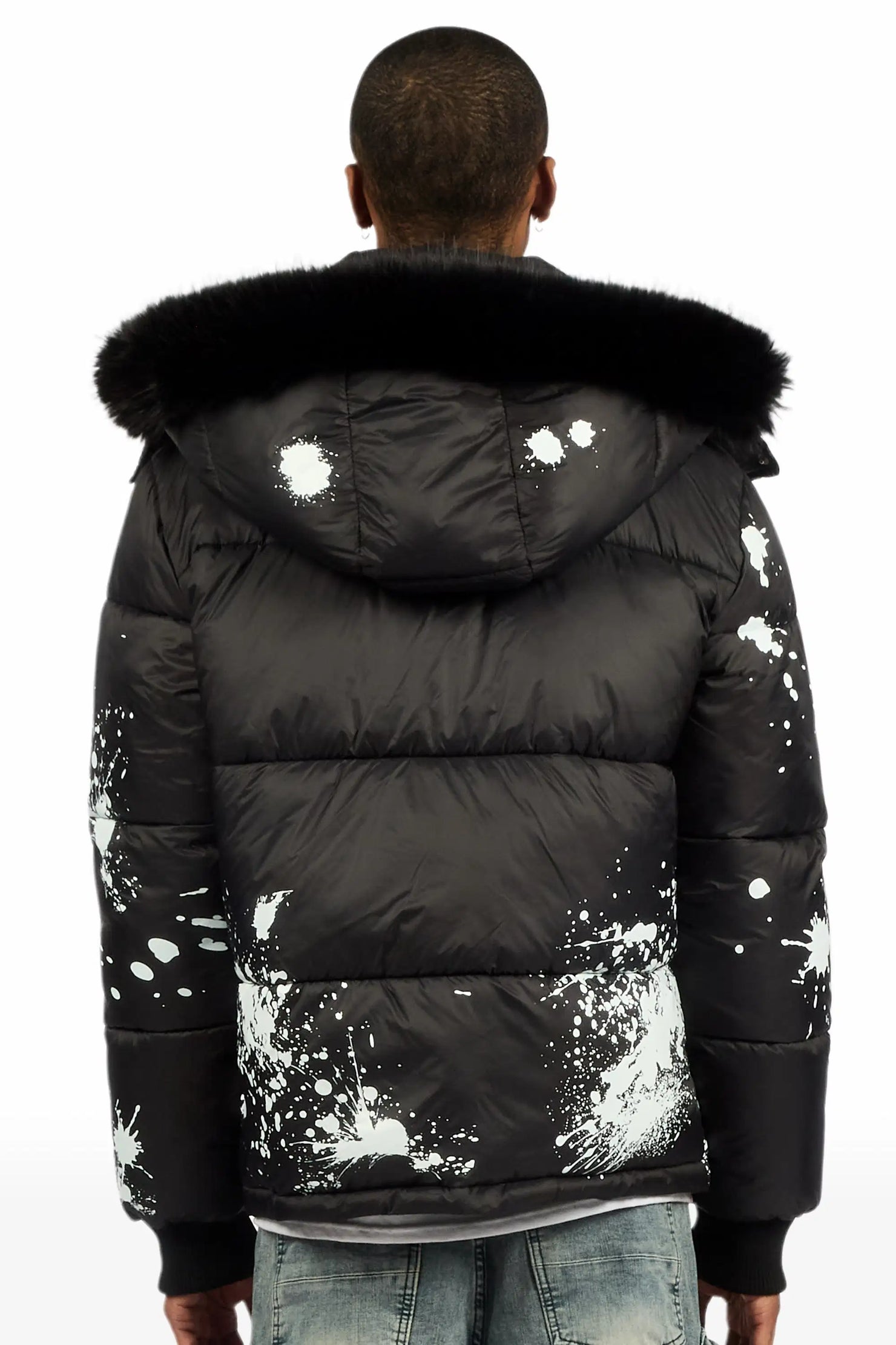 Filip Black Puffer Jacket