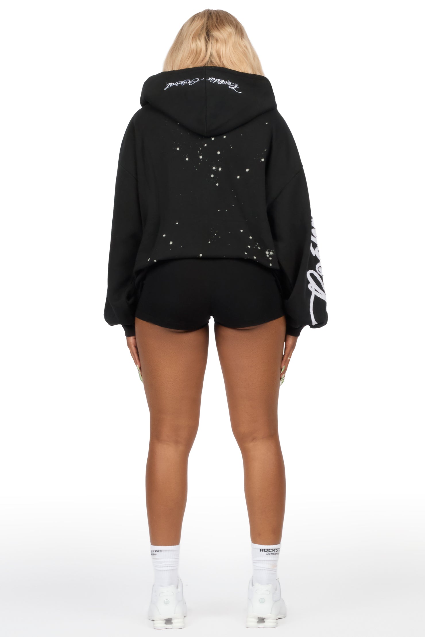 Nakesha Black Zip Up Hoodie