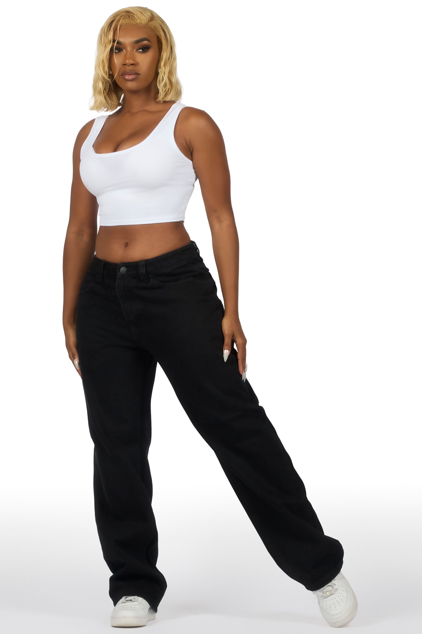 Shenette Black Baggy Jean