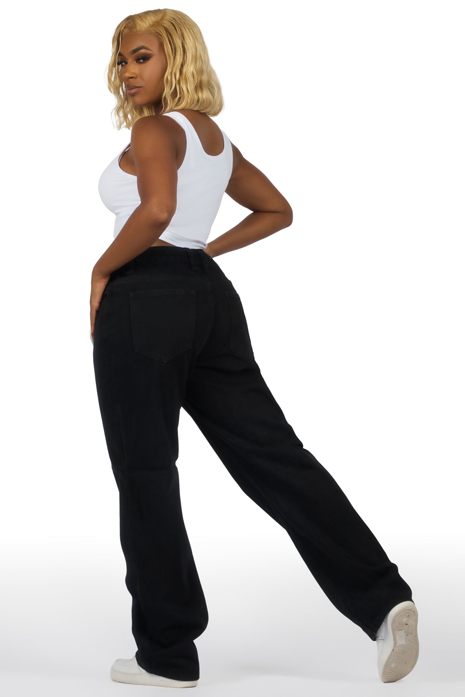 Shenette Black Baggy Jean