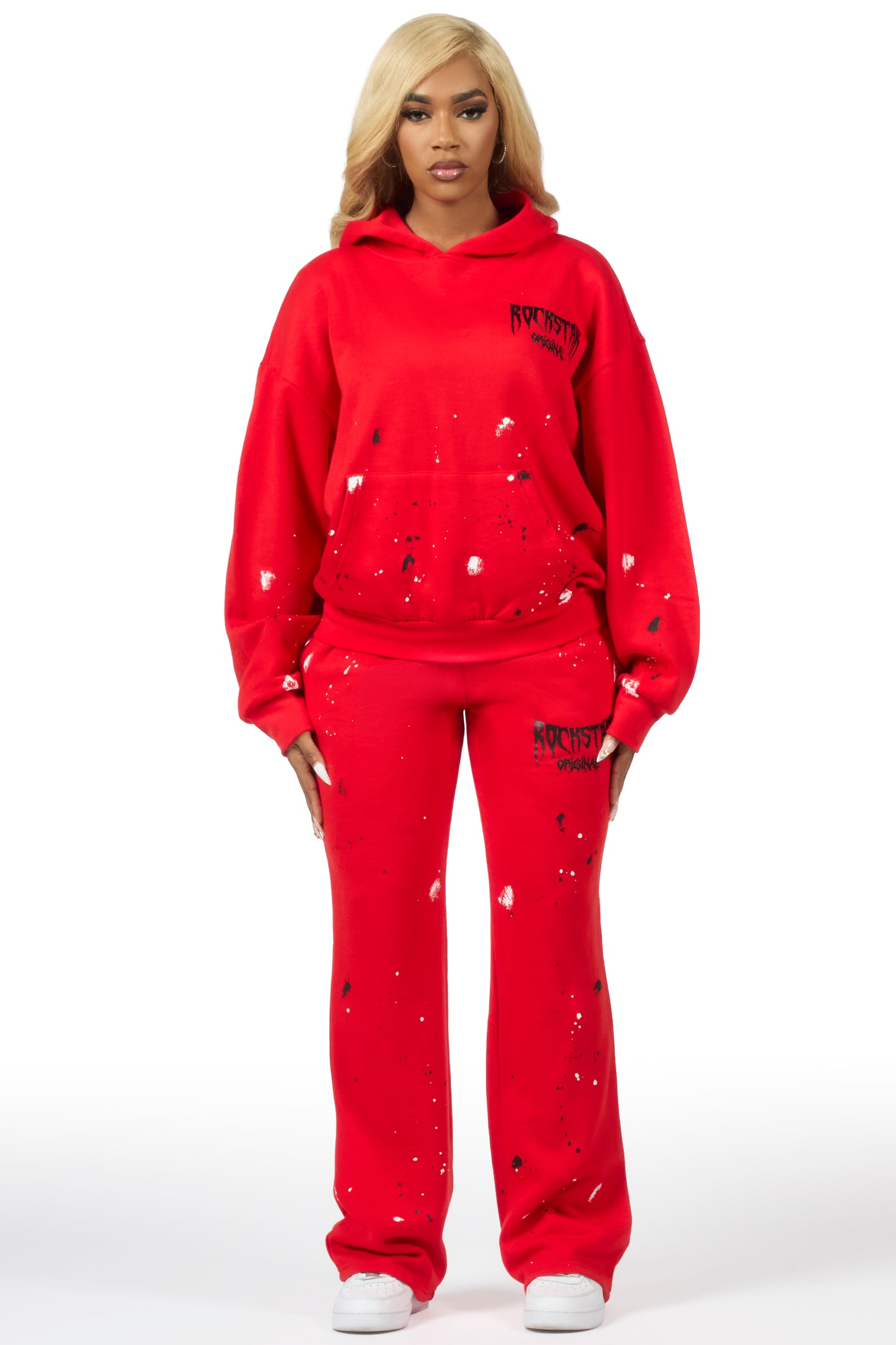 Hadley 2.0 Red/Black Relaxed Fit Track Set