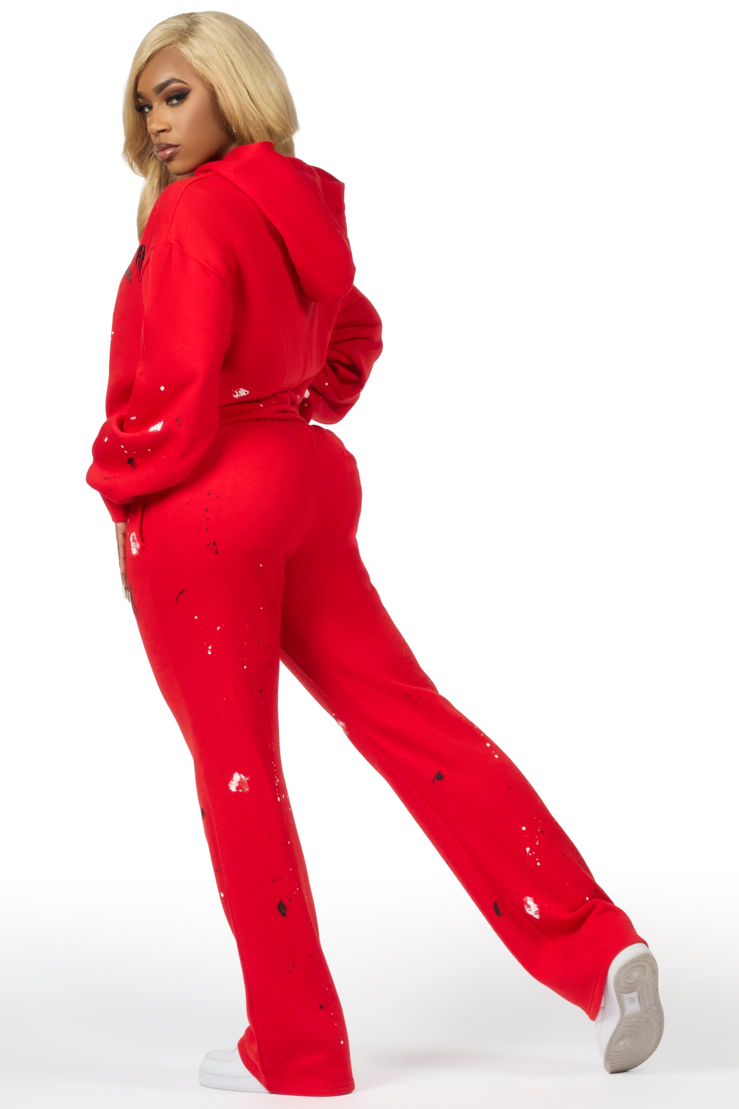 Hadley 2.0 Red/Black Relaxed Fit Track Set