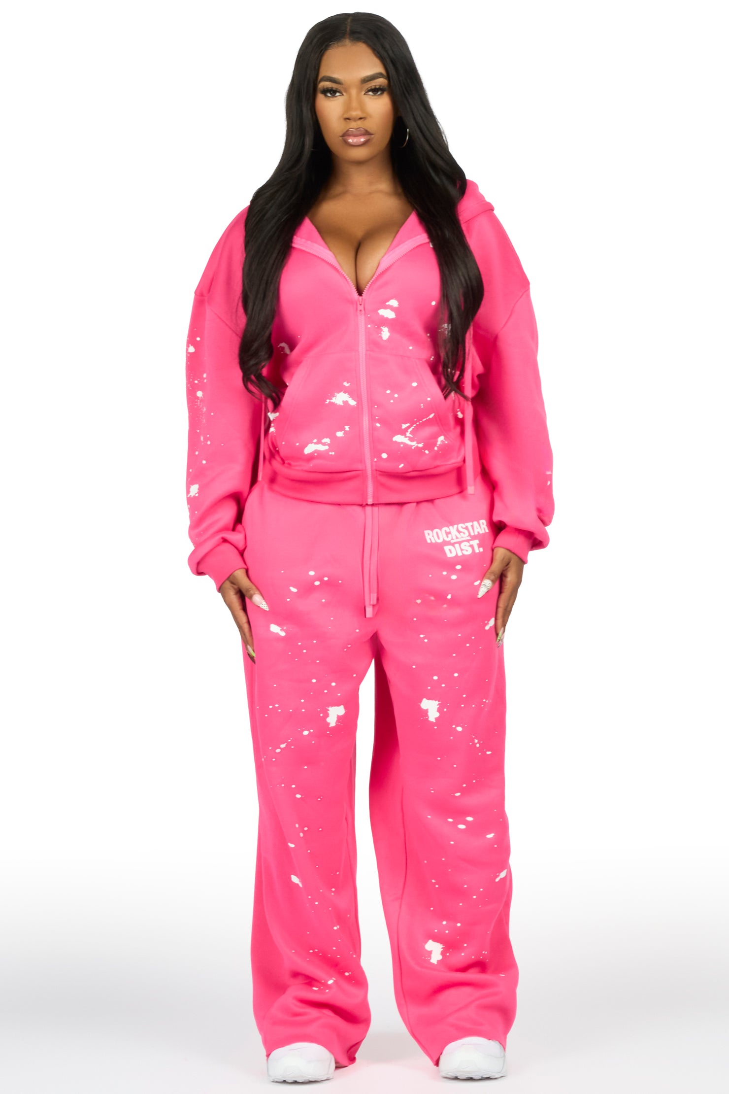 Halloway Pink  Painted Baggy Track Set