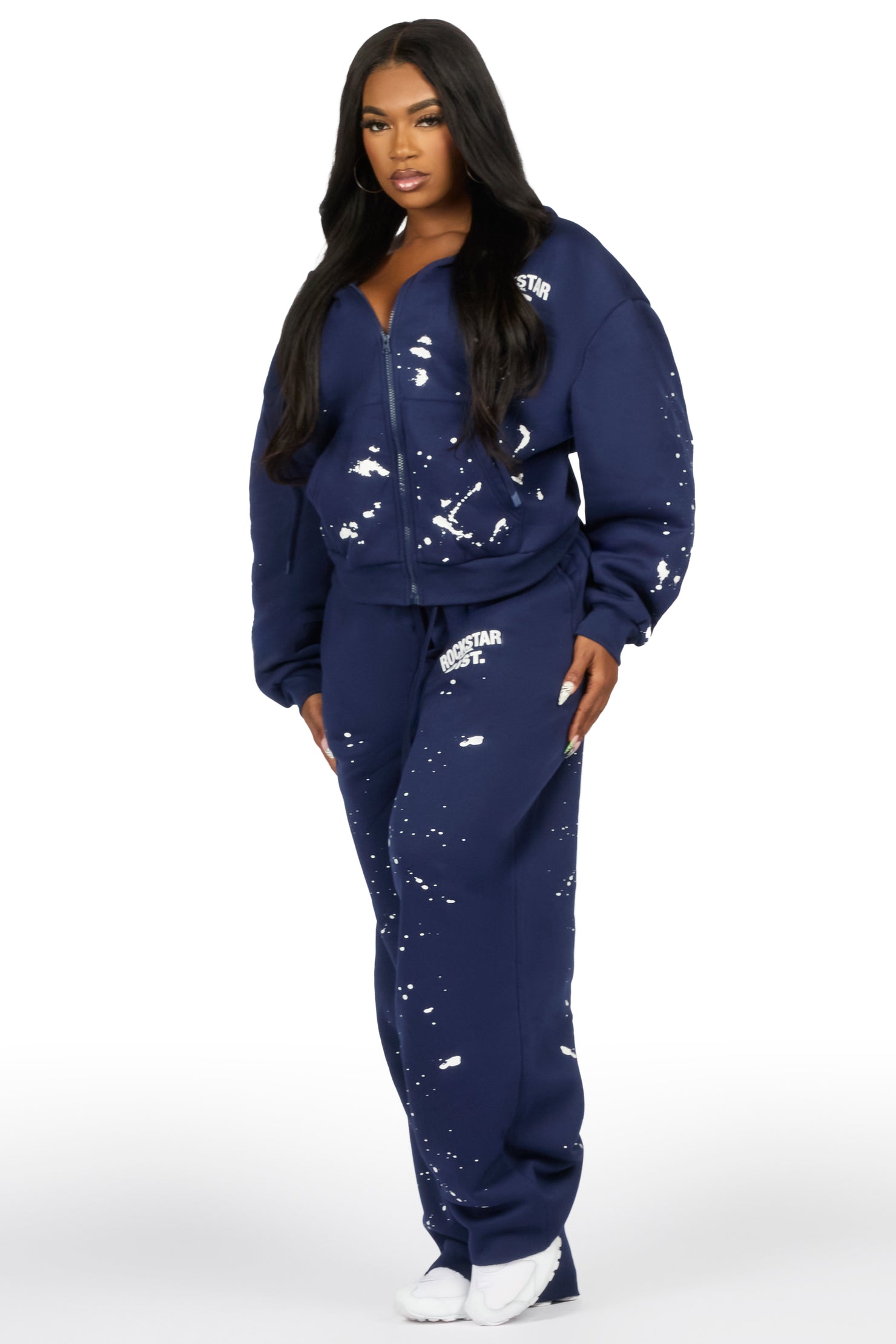 Halloway Navy Painted Baggy Track Set