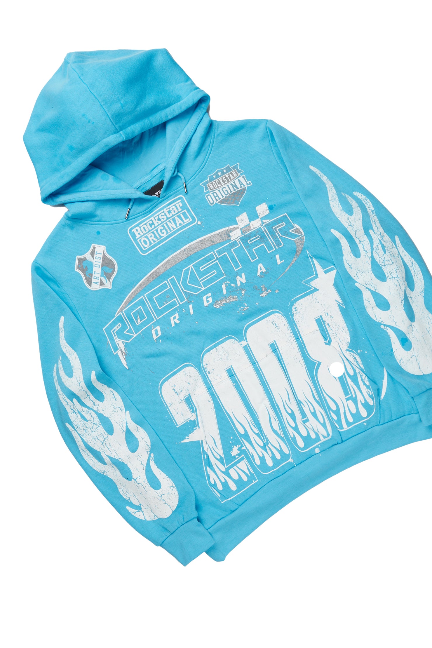 Amos Blue Hoodie/Baggy Track Pant Set