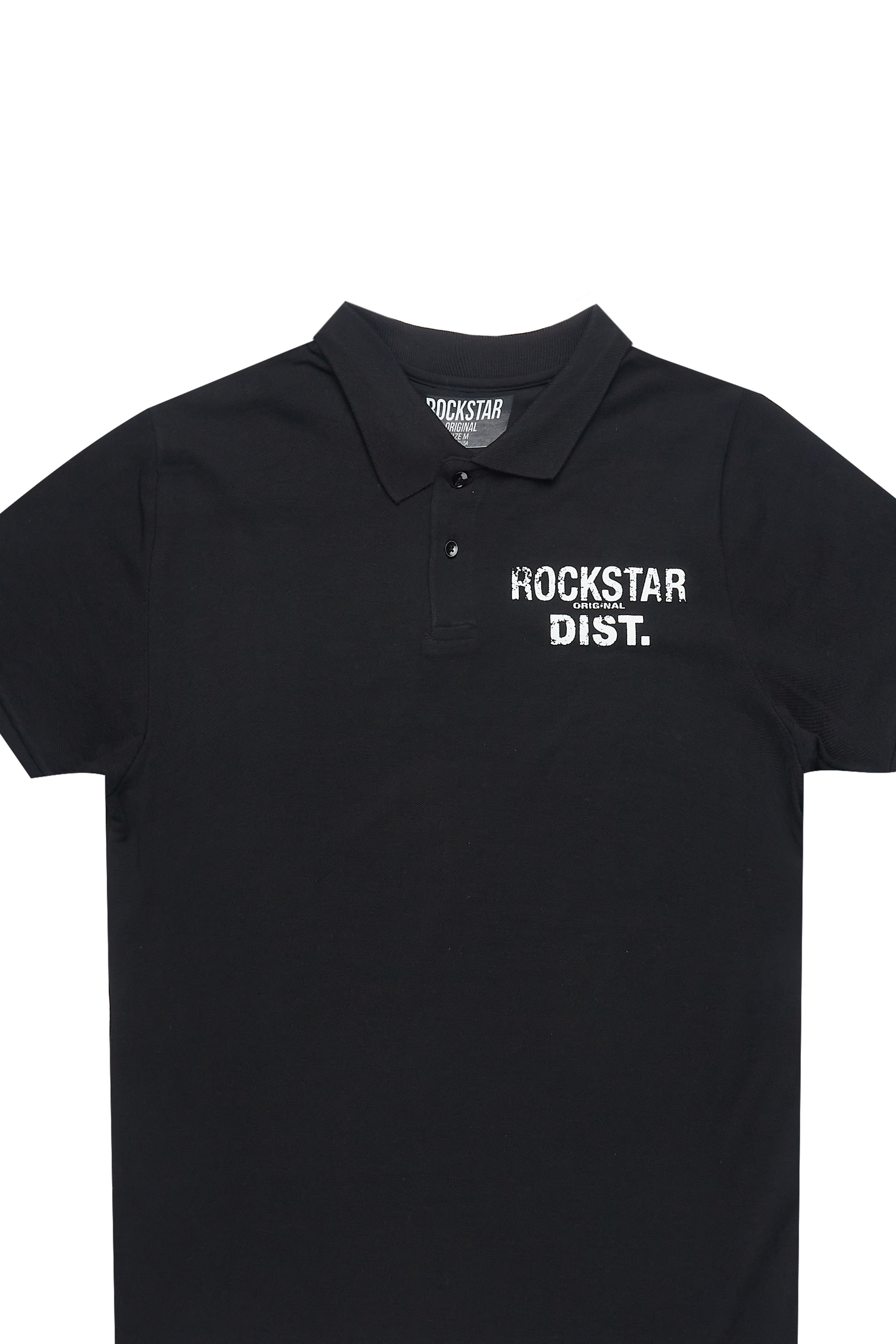 Flynn Black/White Polo Shirt