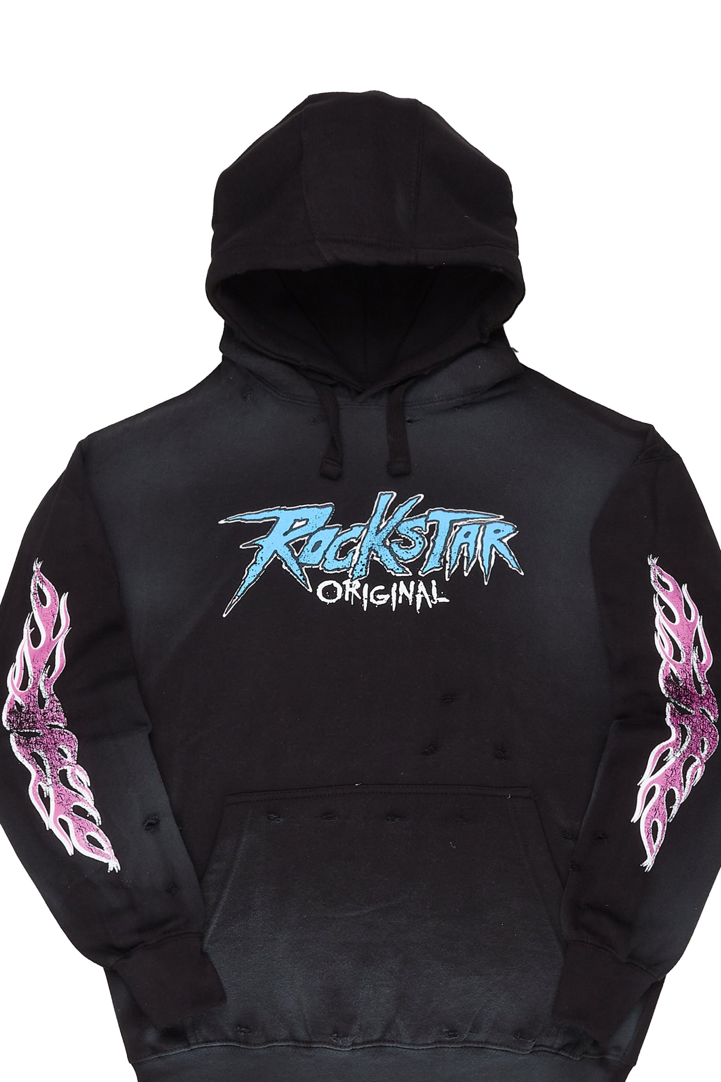 Gaston Black Graphic Hoodie