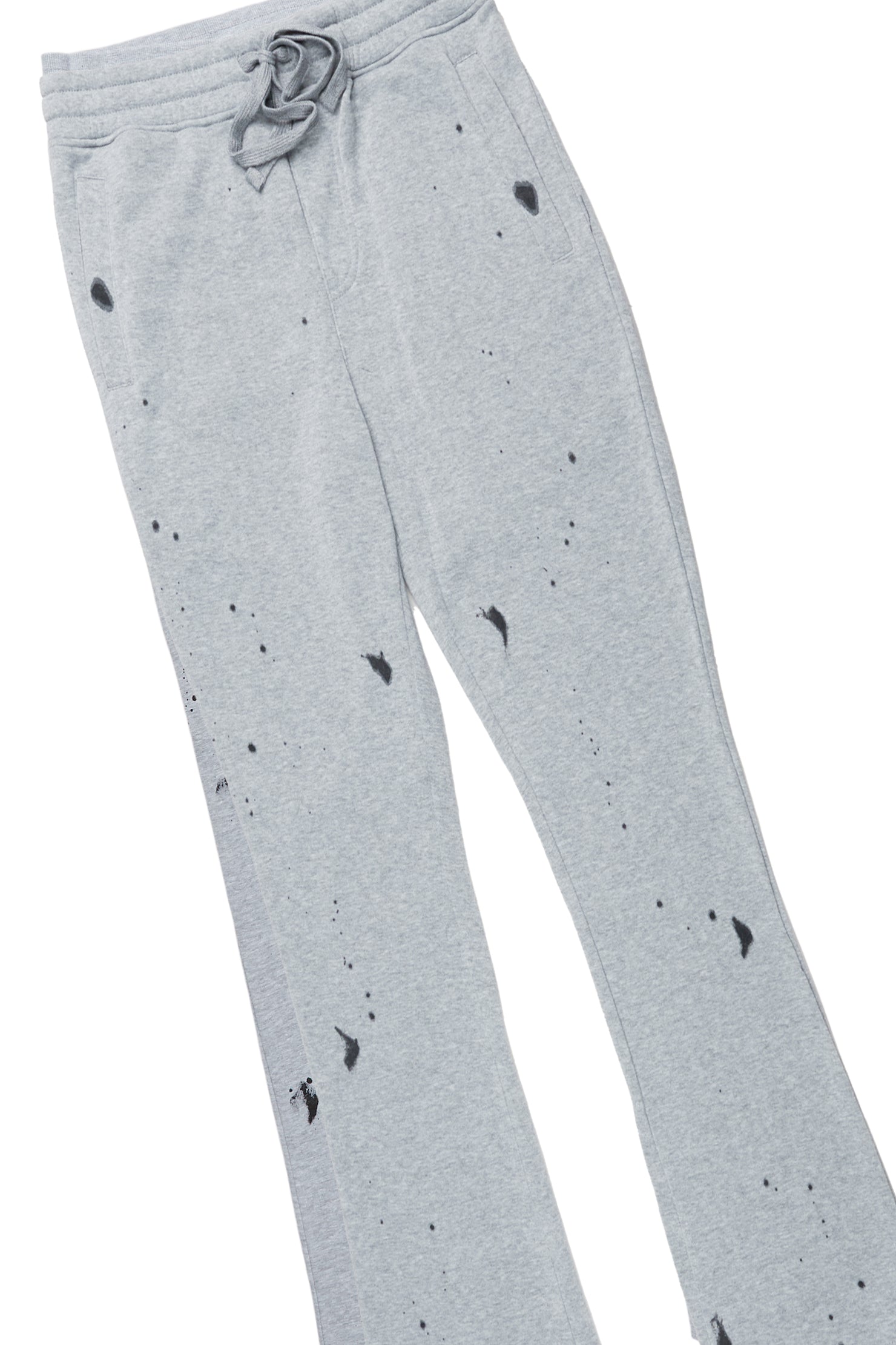 Raffer Grey Hoodie/Stacked Flare Track Set