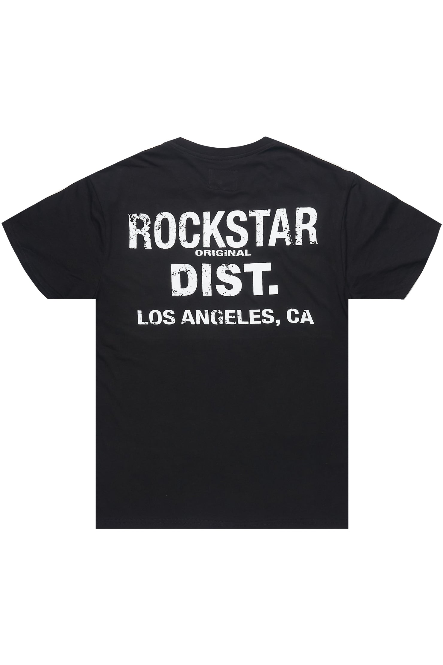 Raffer Black/White T-Shirt Cargo Shorts Set