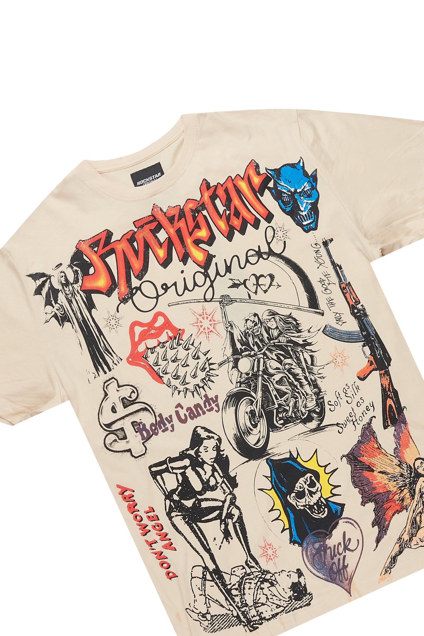 Shoota Beige/Black Short Set