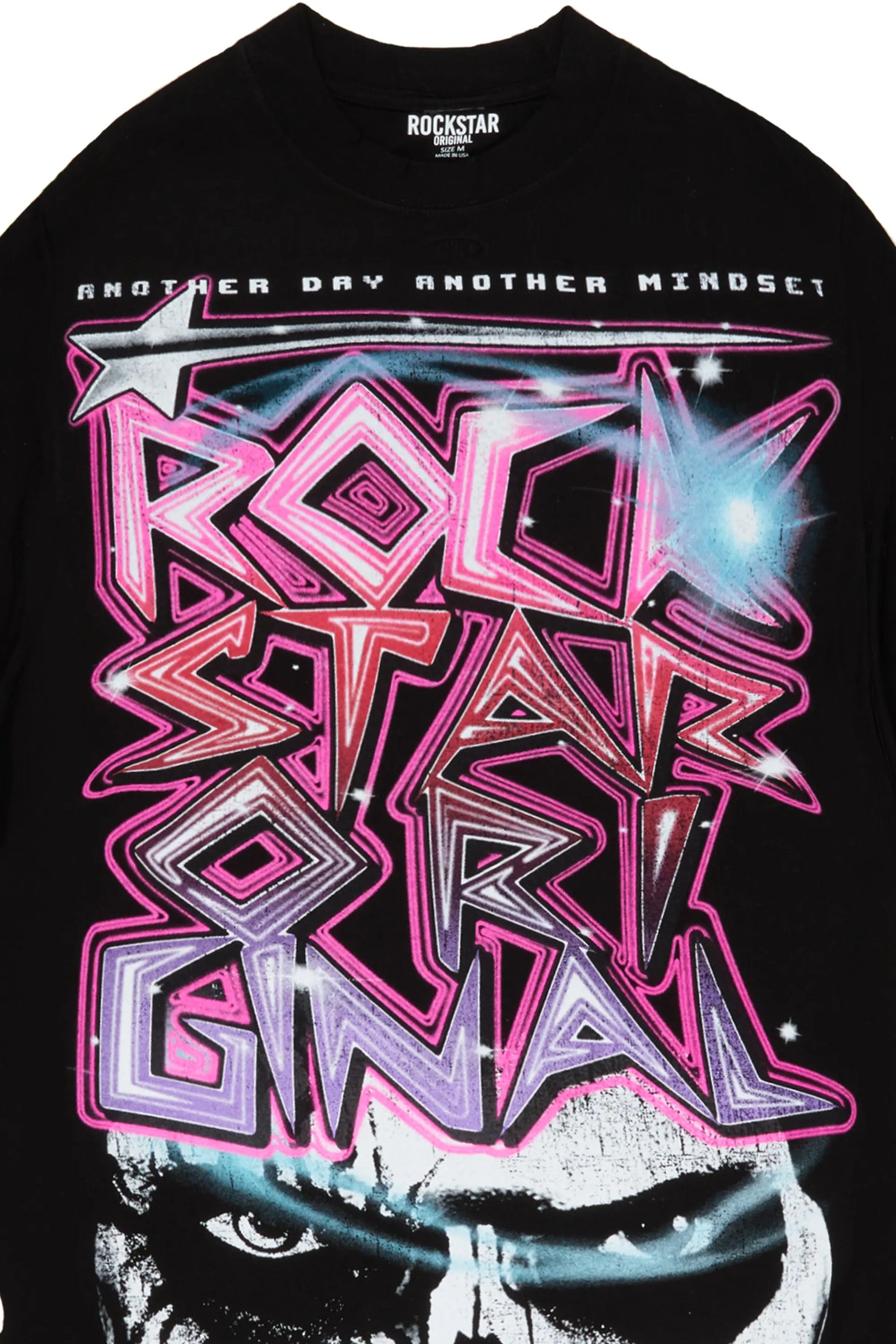 Krog Black Oversized Graphic T-Shirt