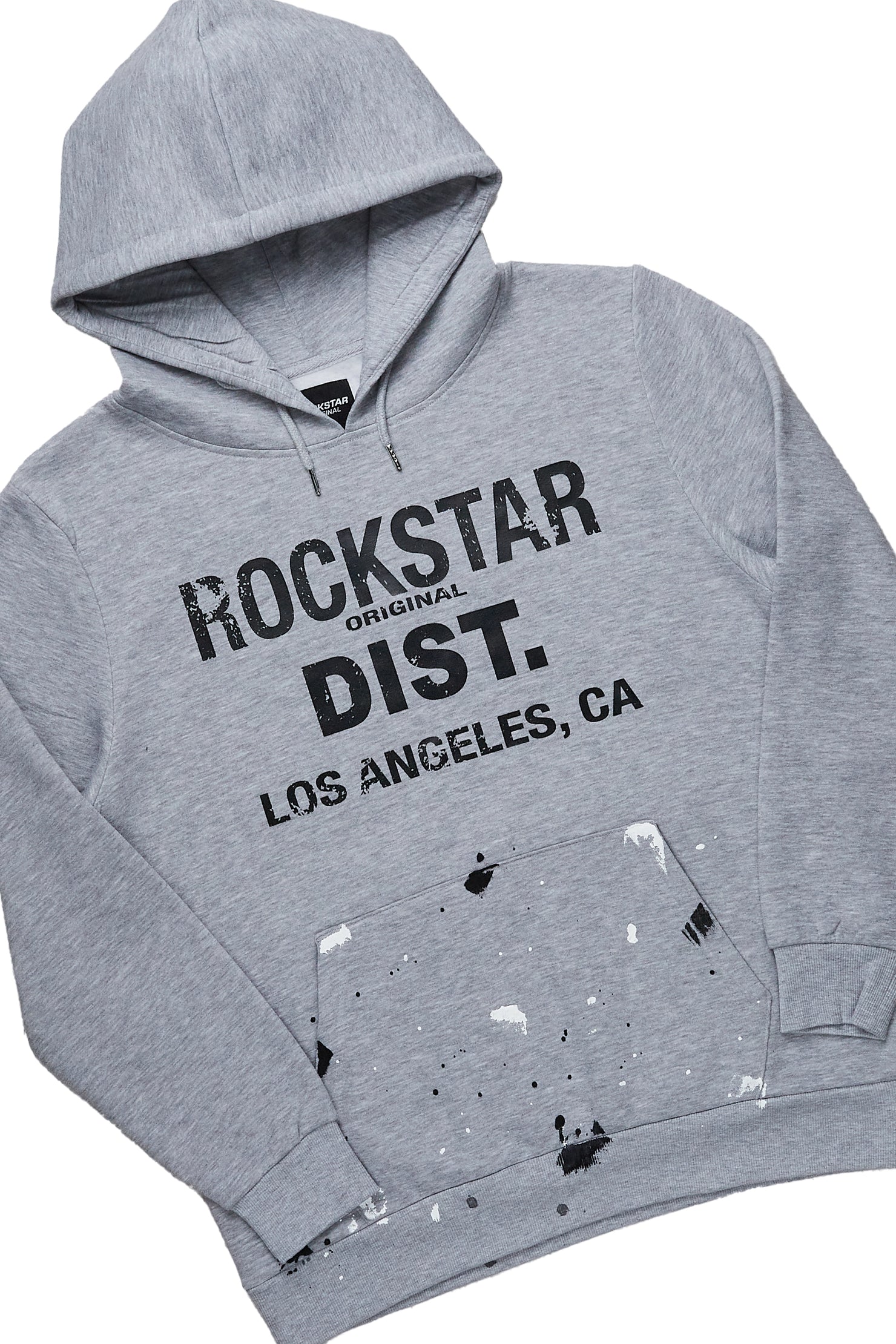 Scottie Grey/Black Hoodie Super Stacked Flare Track Set