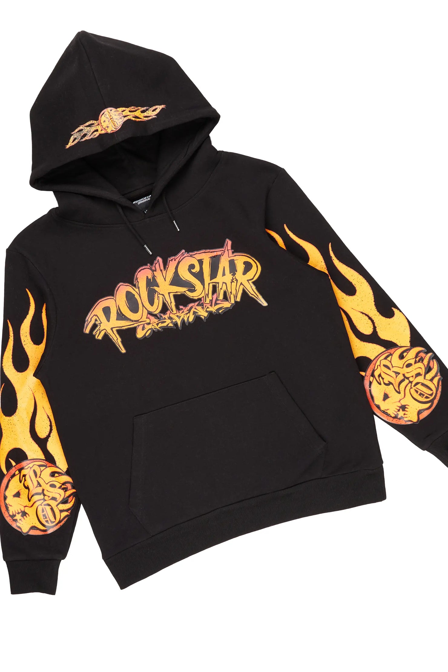 Iheartu Black Slim Fit Track Set