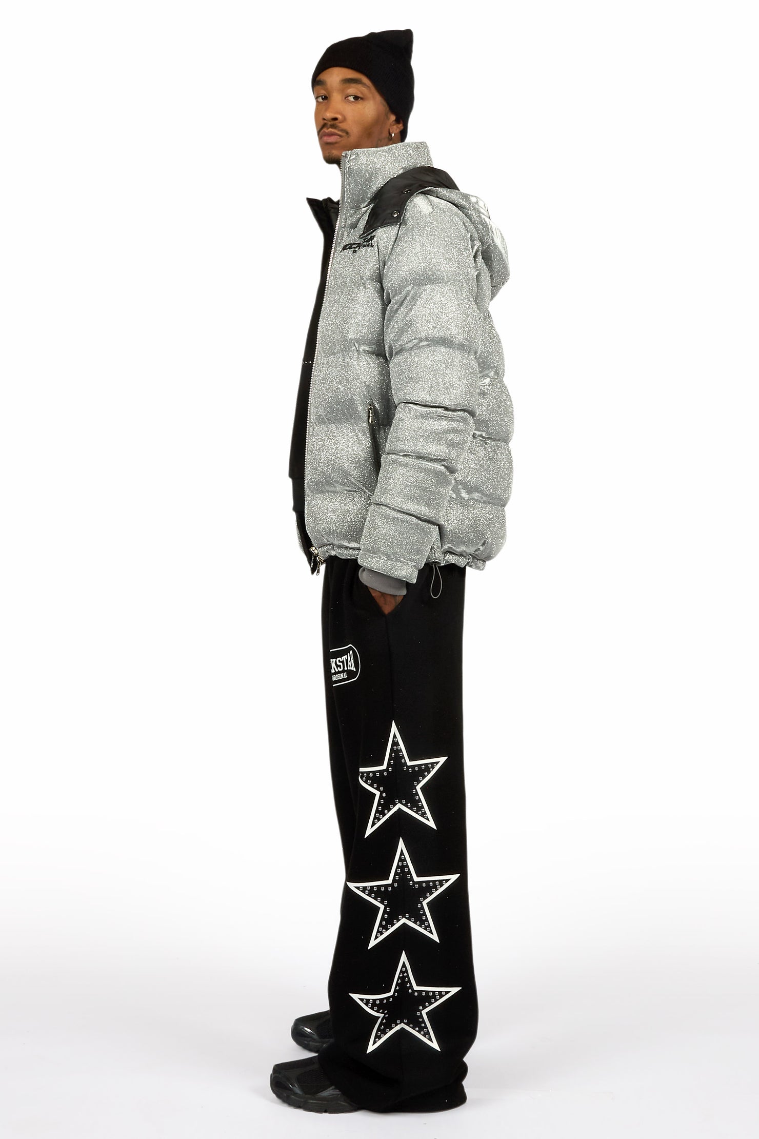 Zirka Black Hoodie Baggy Fit Pant Track Set