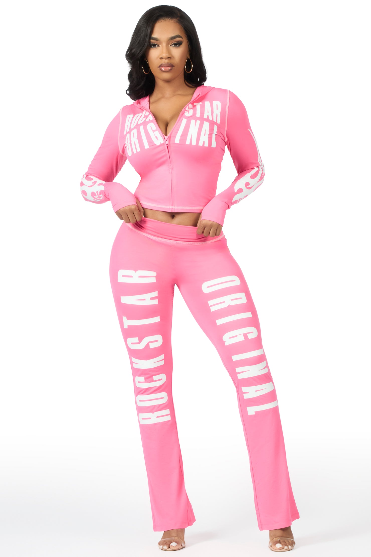 Kamyia Hot Pink Lounge Track Set