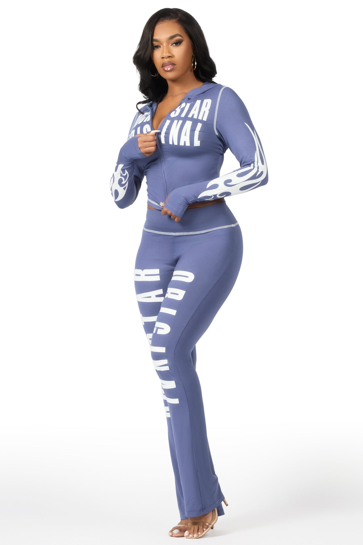Kamyia Navy Lounge Track Set