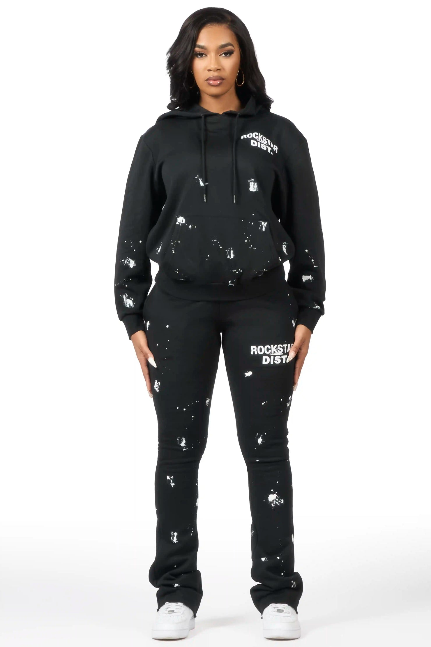 Jhalana Black Stacked Track Set