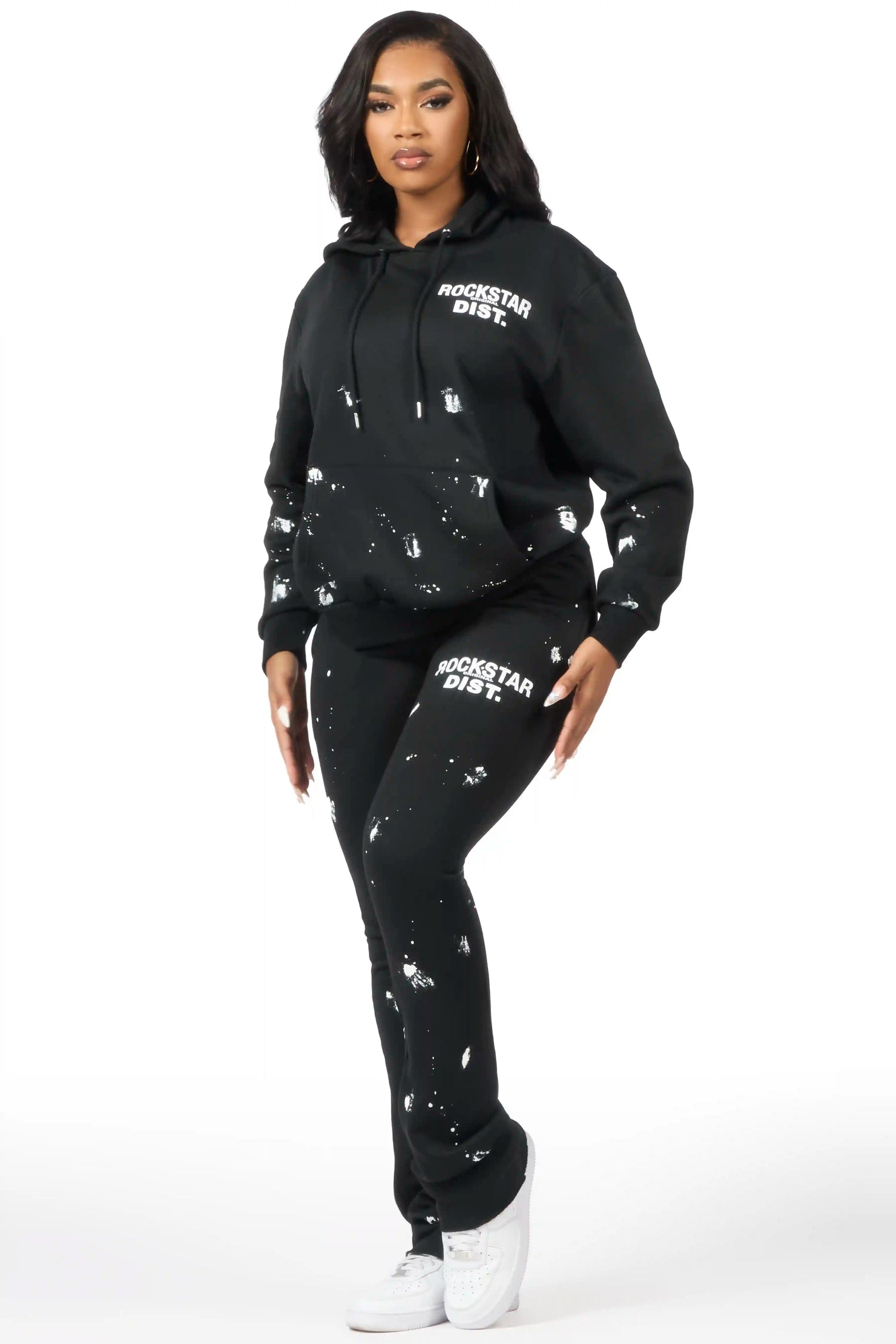 Jhalana Black Stacked Track Set