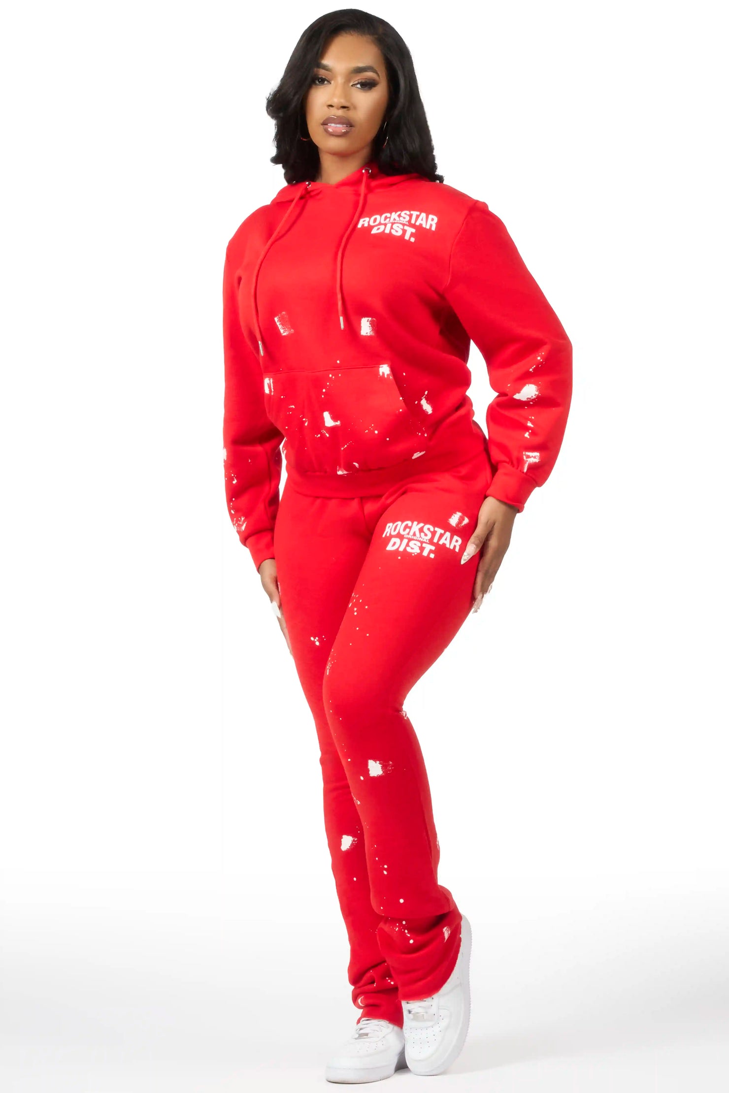 Jhalana Red Stacked Track Set