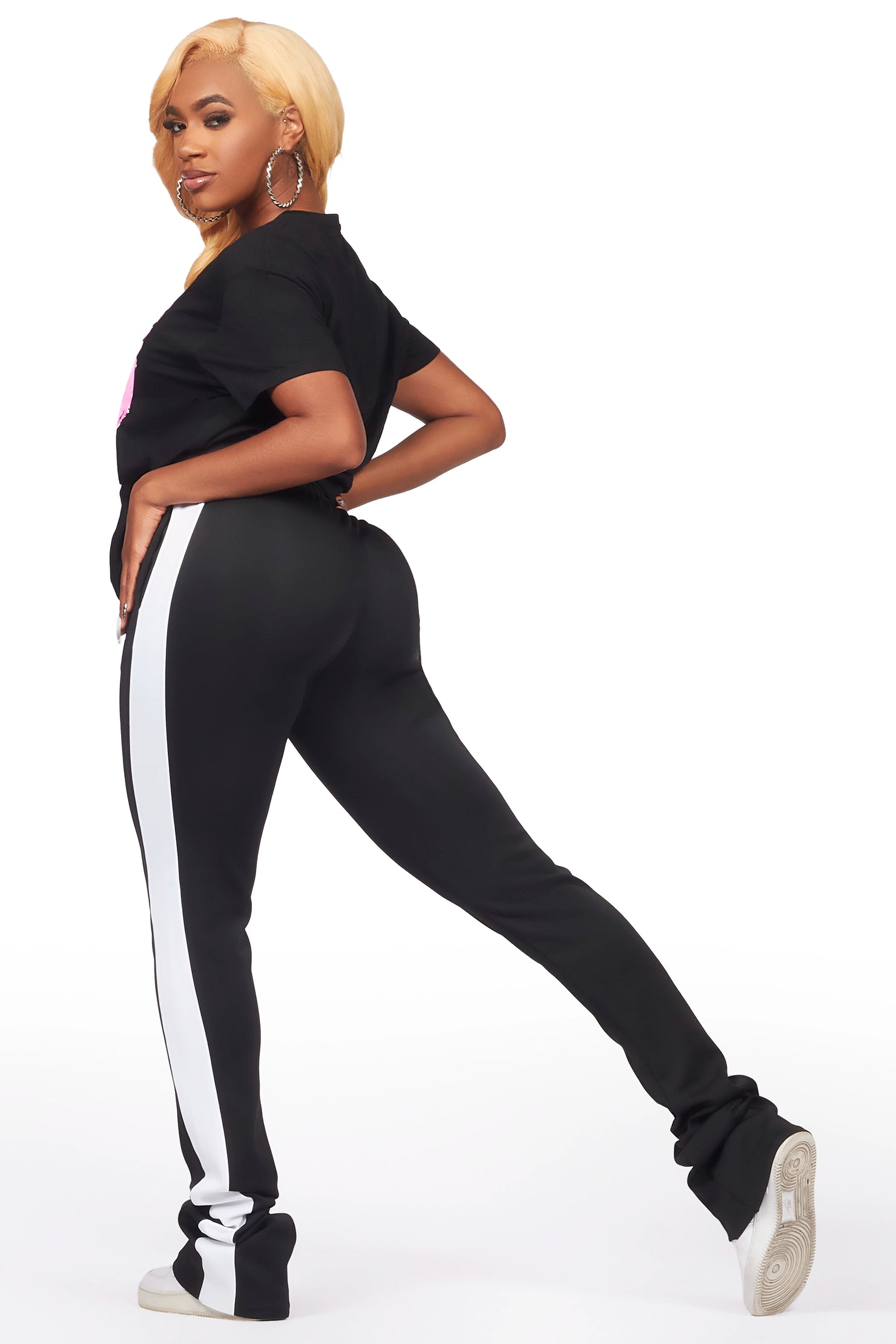 Destany Black T-Shirt Trackset