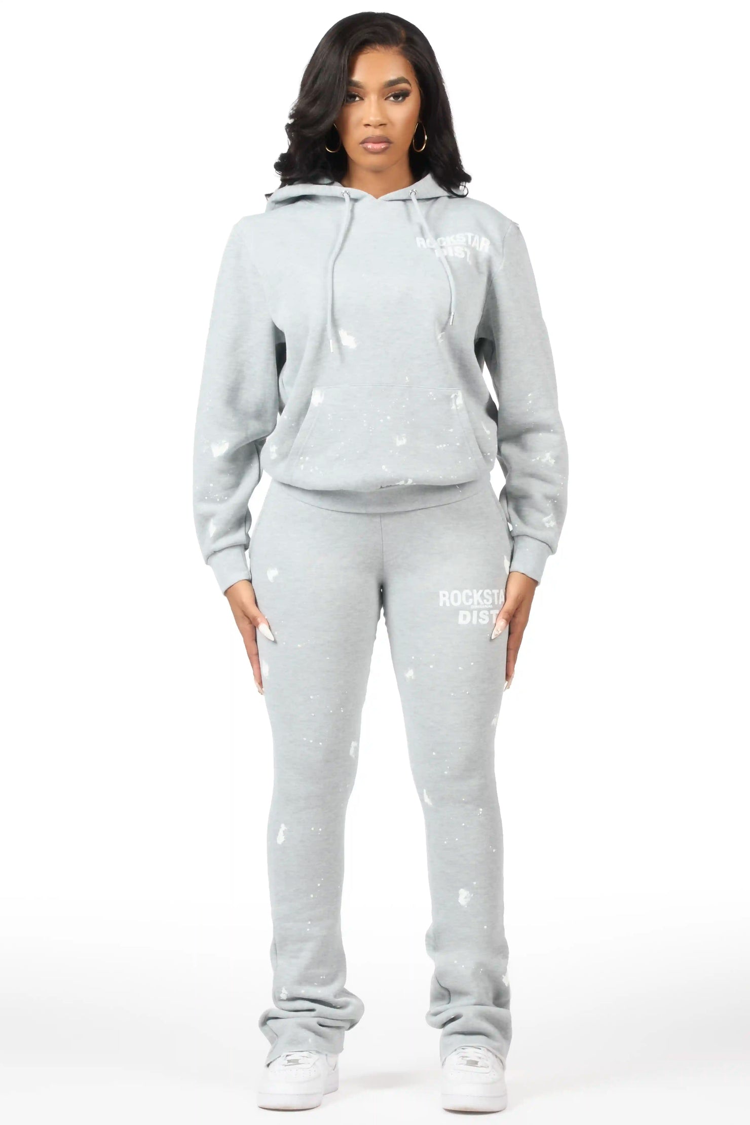 Jhalana H.Grey Stacked Track Set
