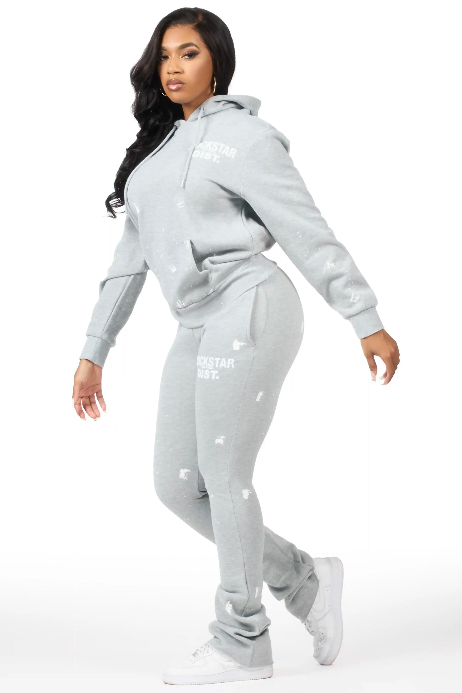 Jhalana H.Grey Stacked Track Set