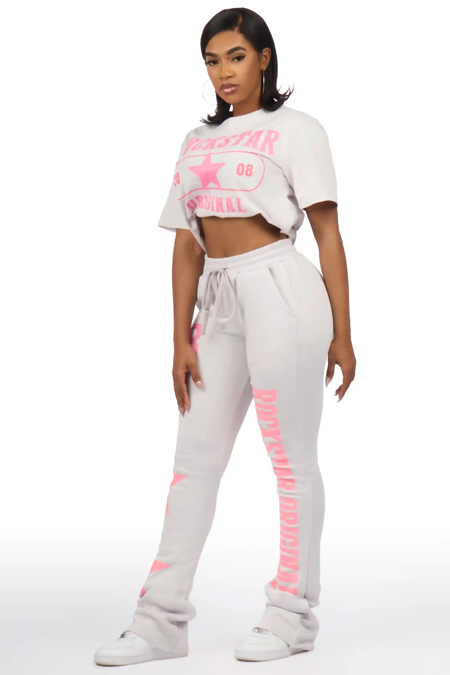 Chavonne Grey T-Shirt Trackset