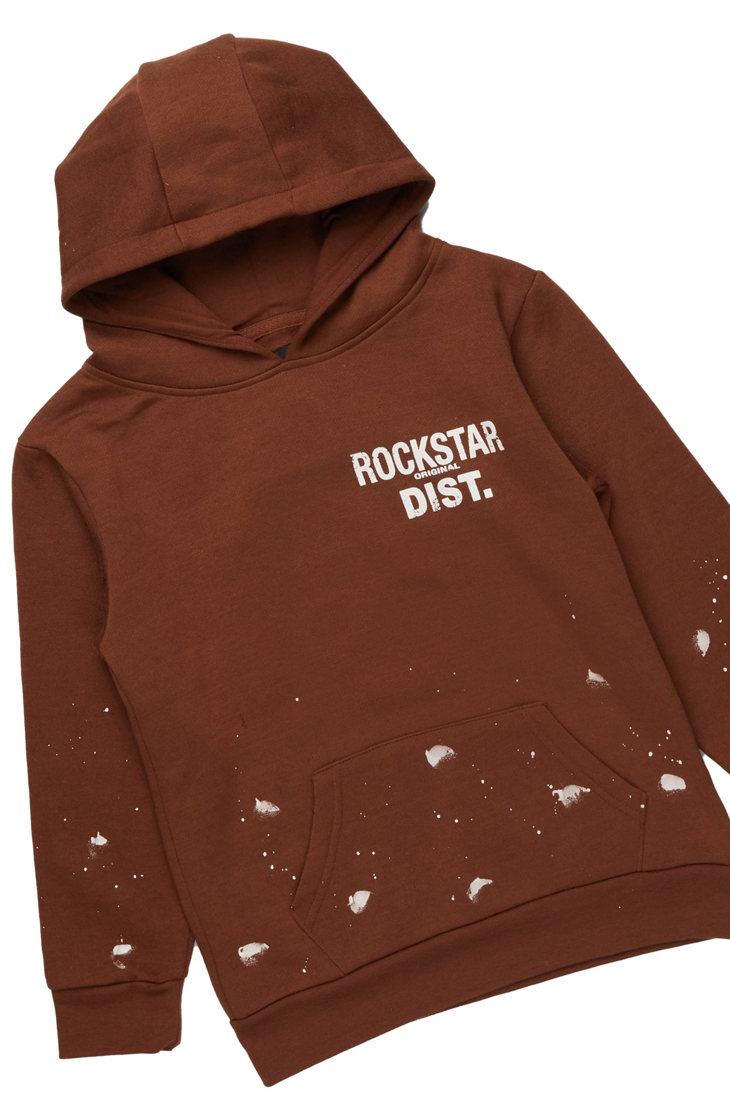 Boys Raffer Brown Baggy Fit Pant Set