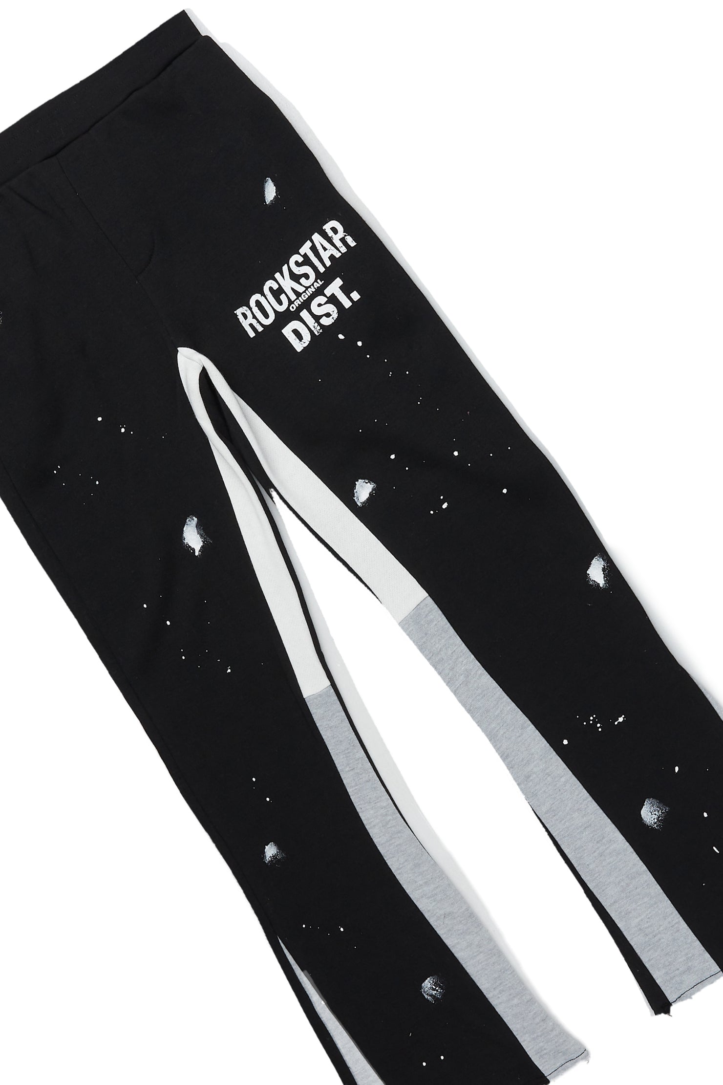 Boys Scottie Black Stacked Flare Track Set