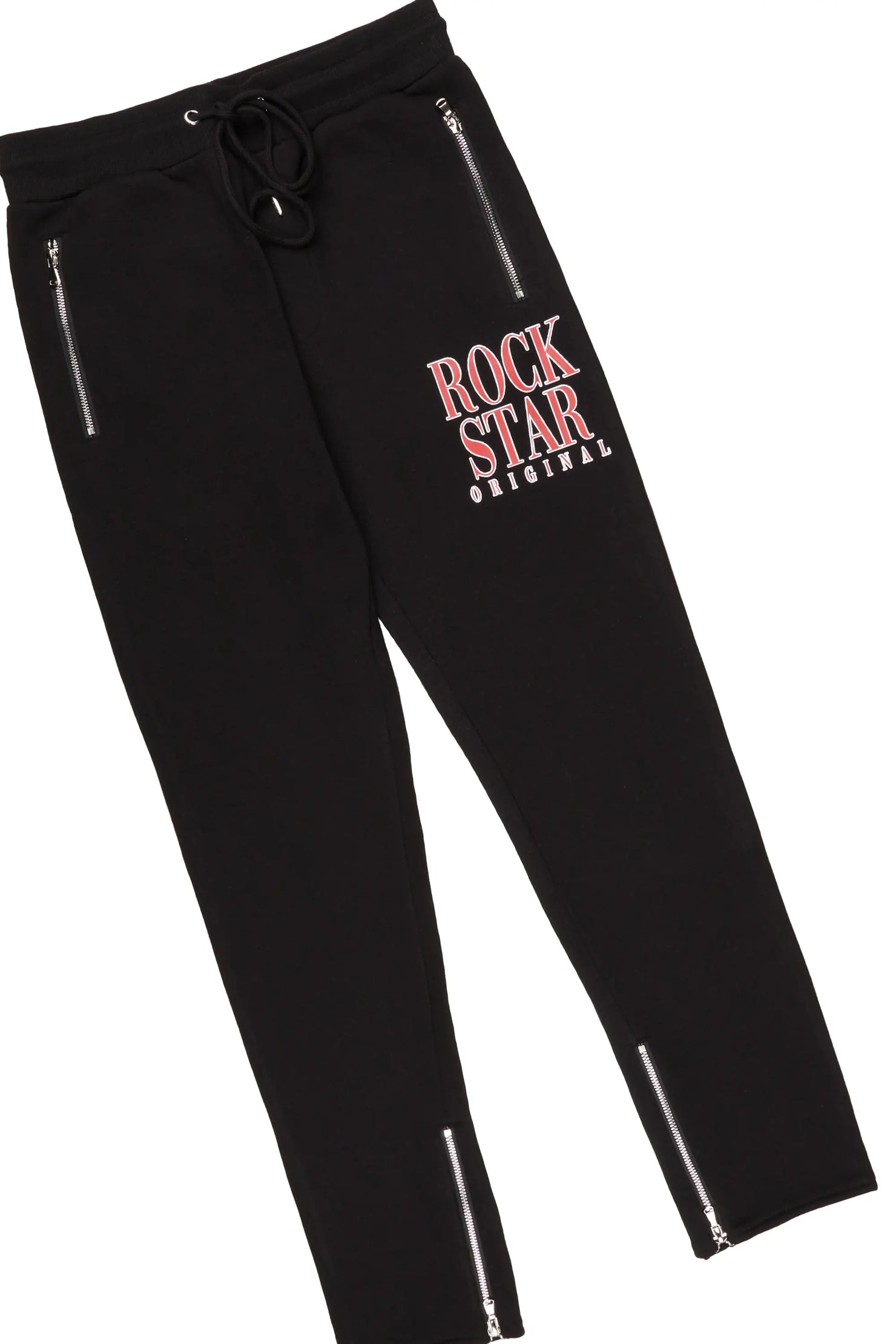 Dayte Nite Black Slim Fit Track Set