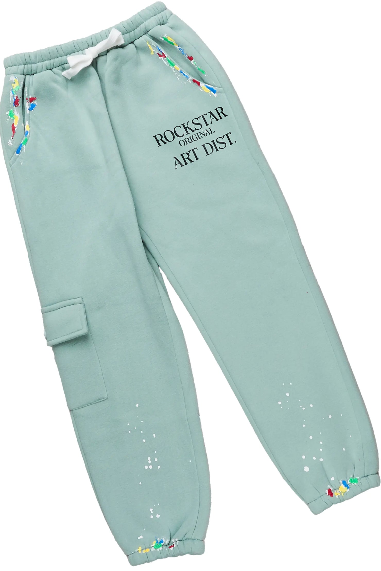 Girls Nevaeh Sage Zip Up Hoodie Pant Set