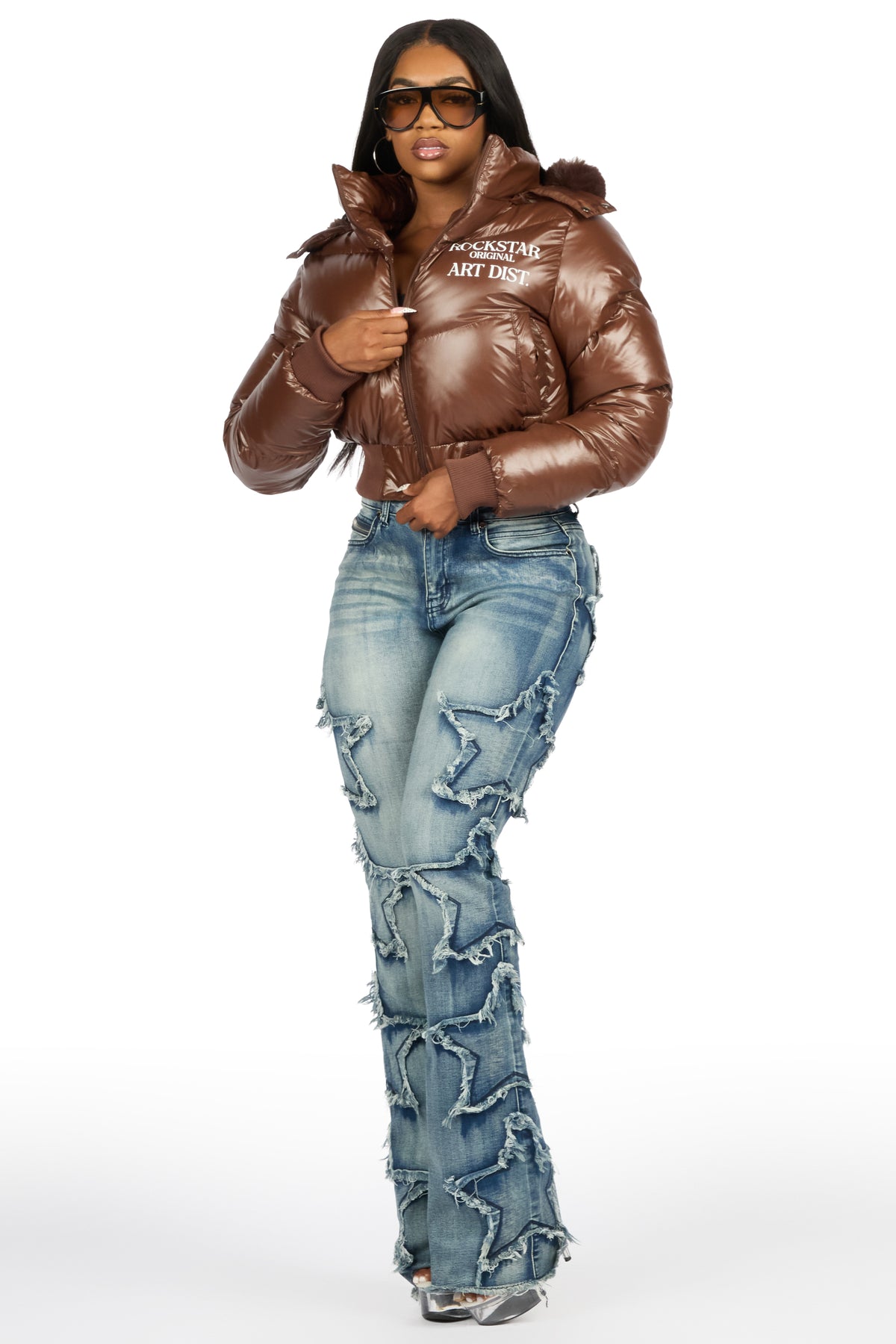 Destina Chocolate Puffer Jacket