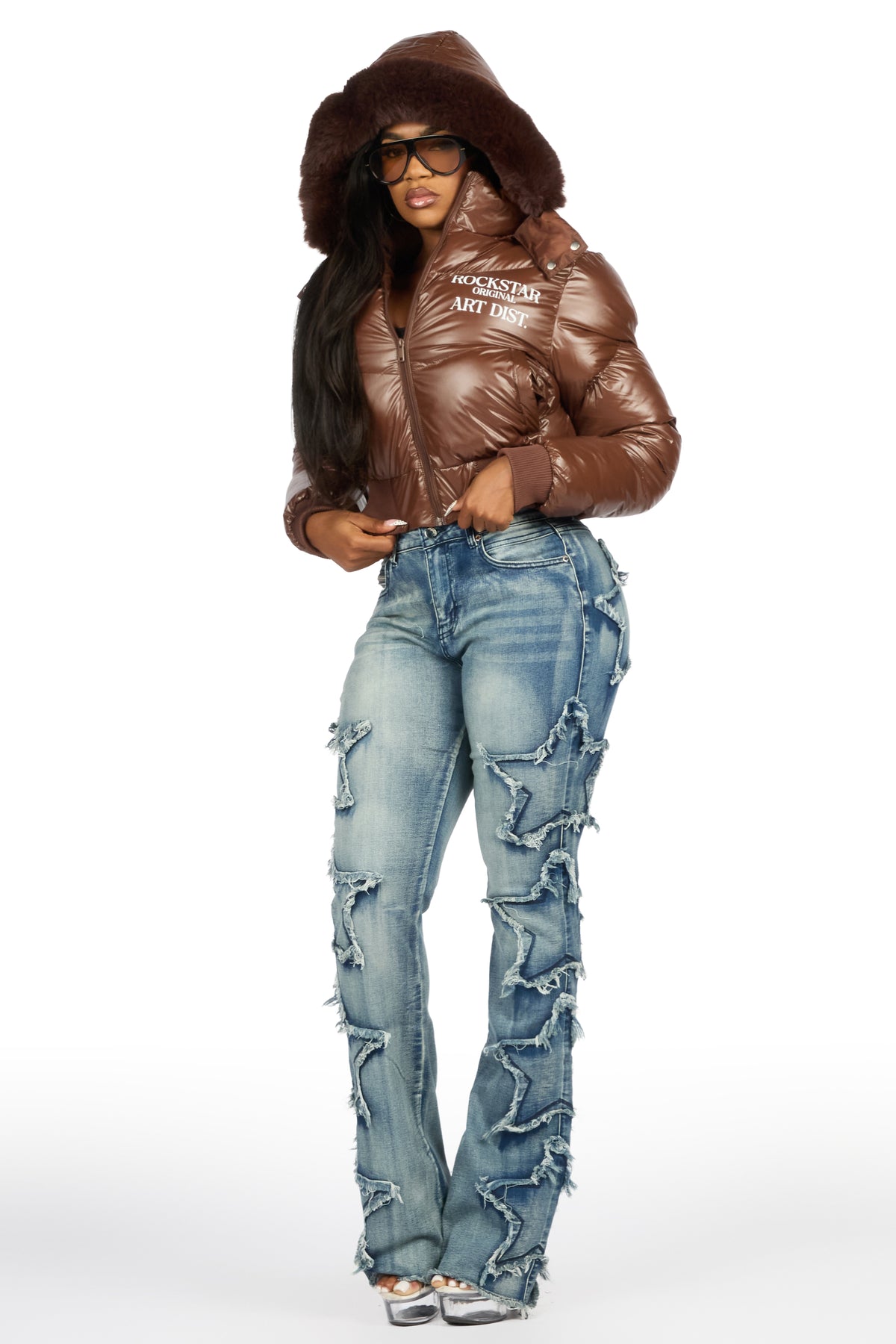 Destina Chocolate Puffer Jacket