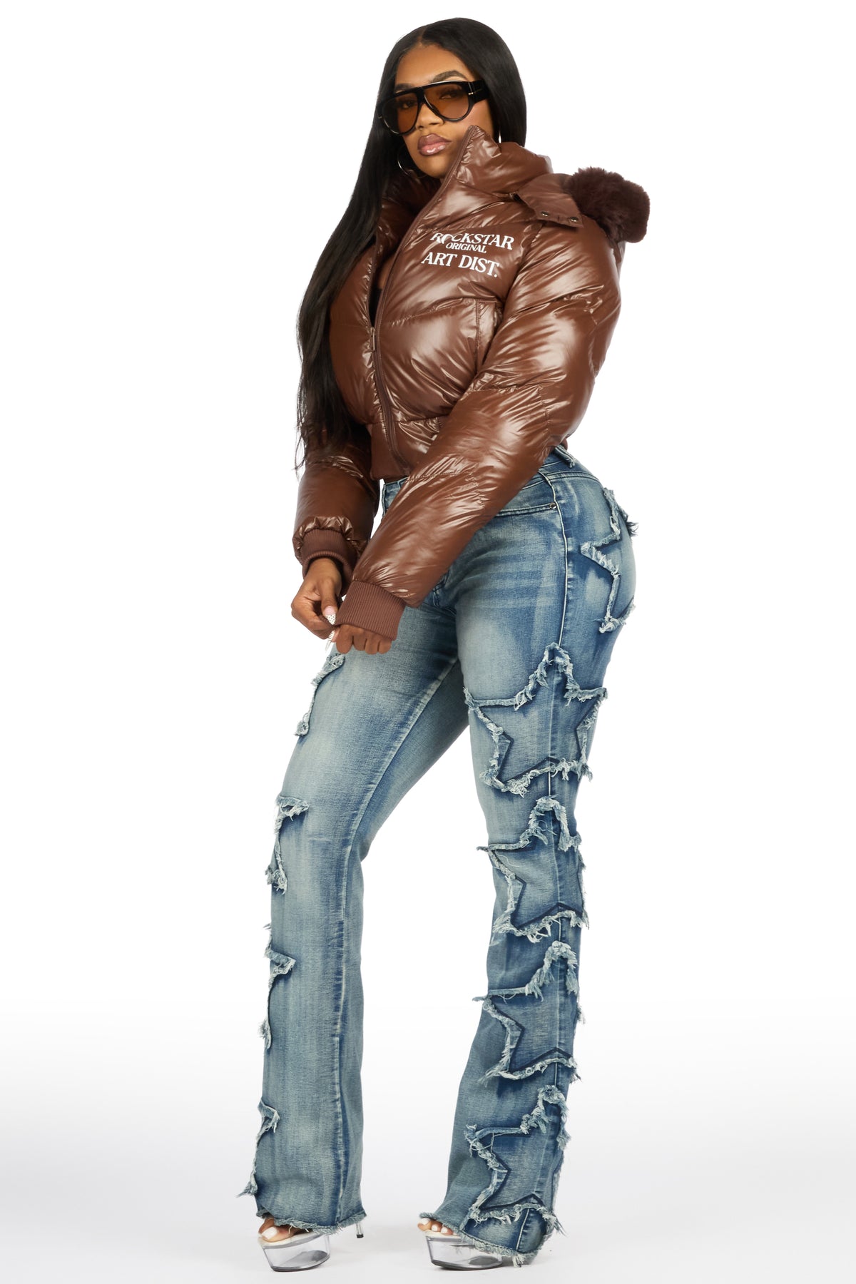 Destina Chocolate Puffer Jacket