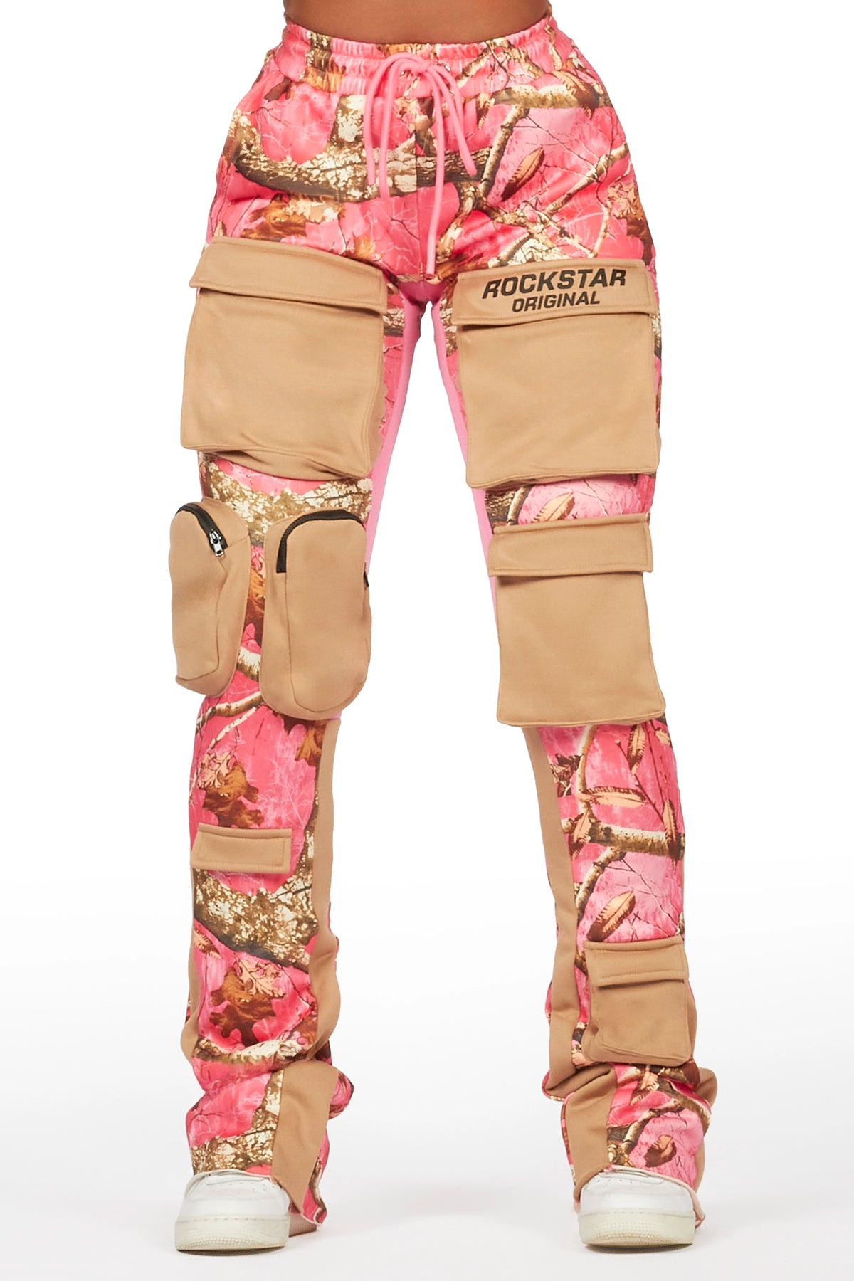 Norika Pink Tree Camo Stacked Track Pant– Rockstar Original