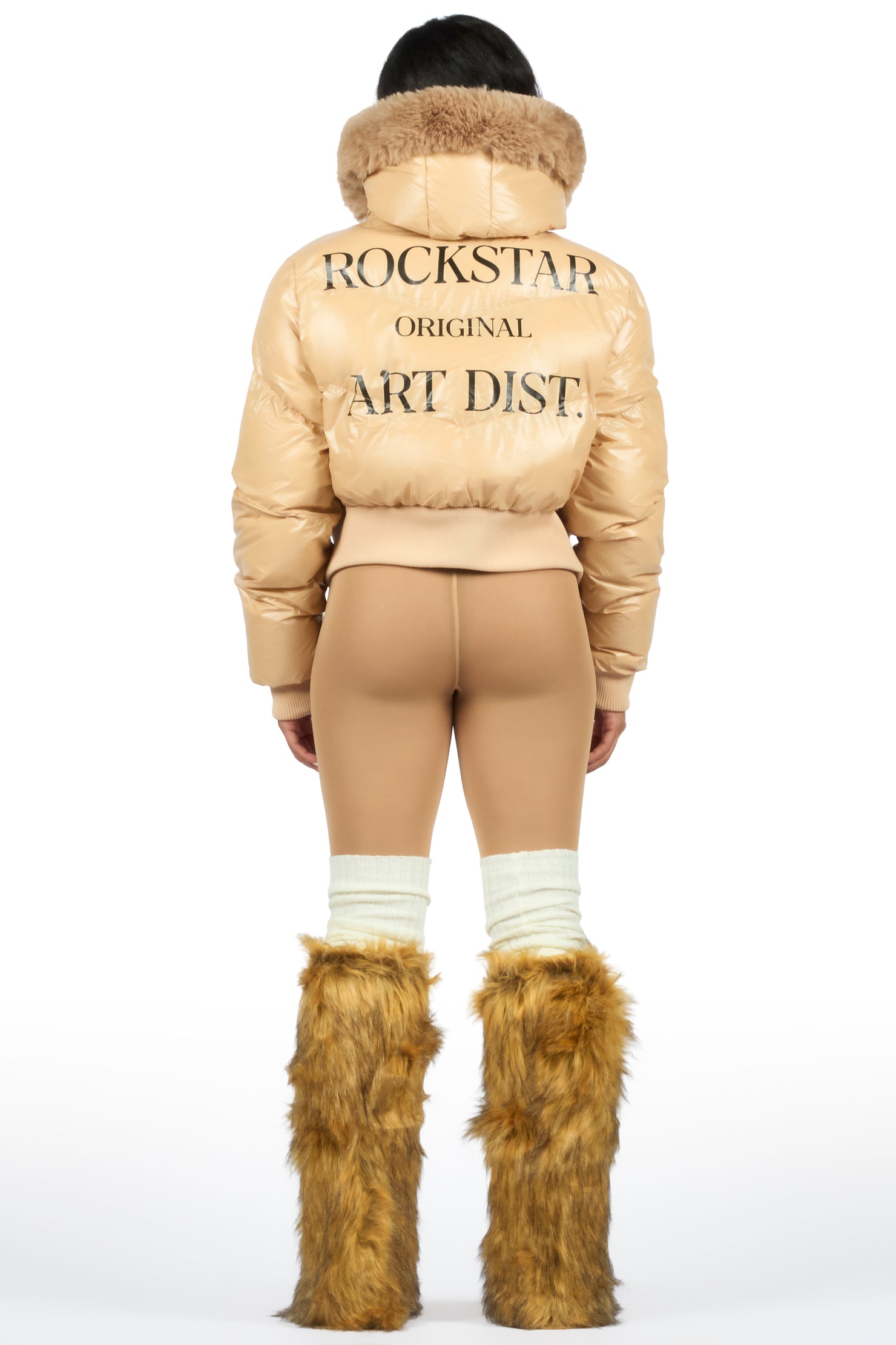 Destina Tan Puffer Jacket