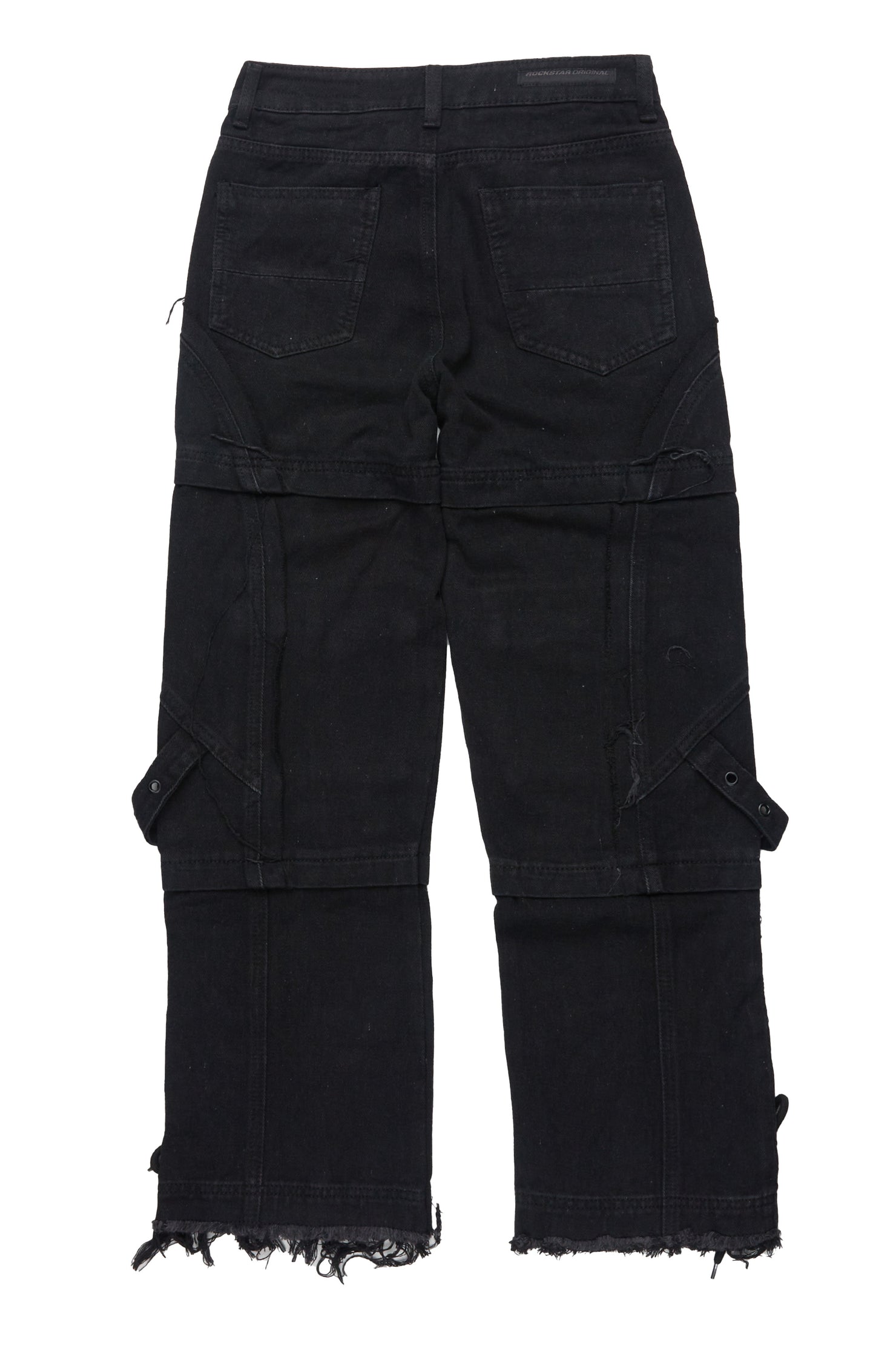 Boys Three Maxi Jet Black Baggy Fit Jean