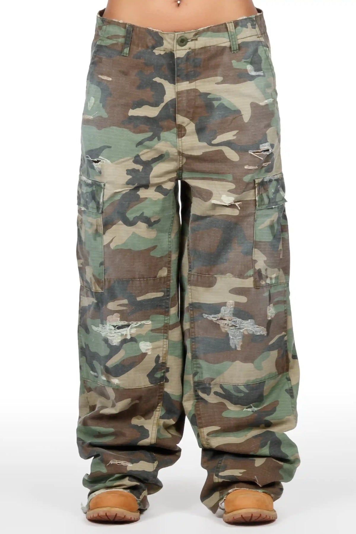 Alora Camo Baggy Fit Jean