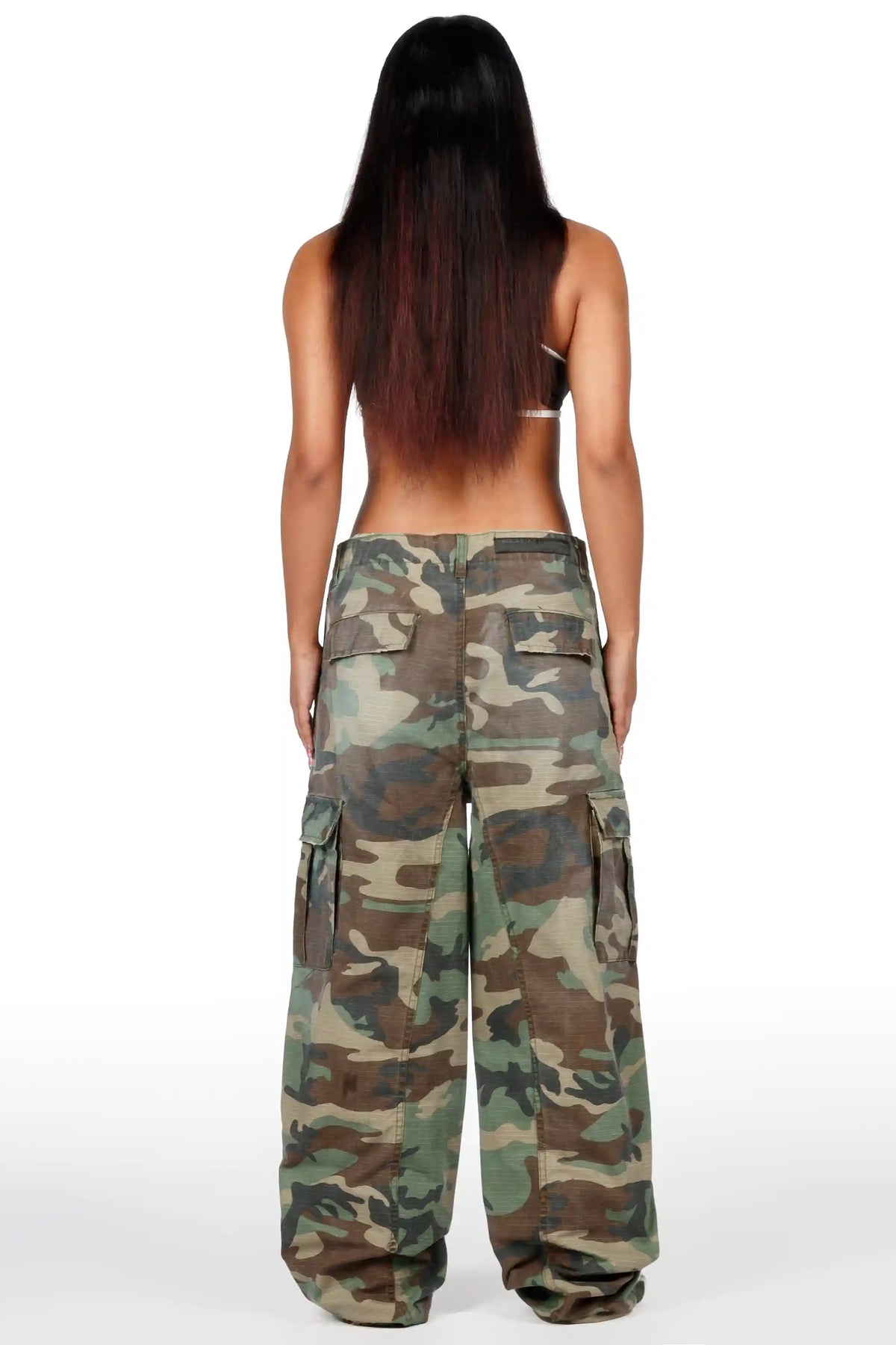 Alora Camo Baggy Fit Jean