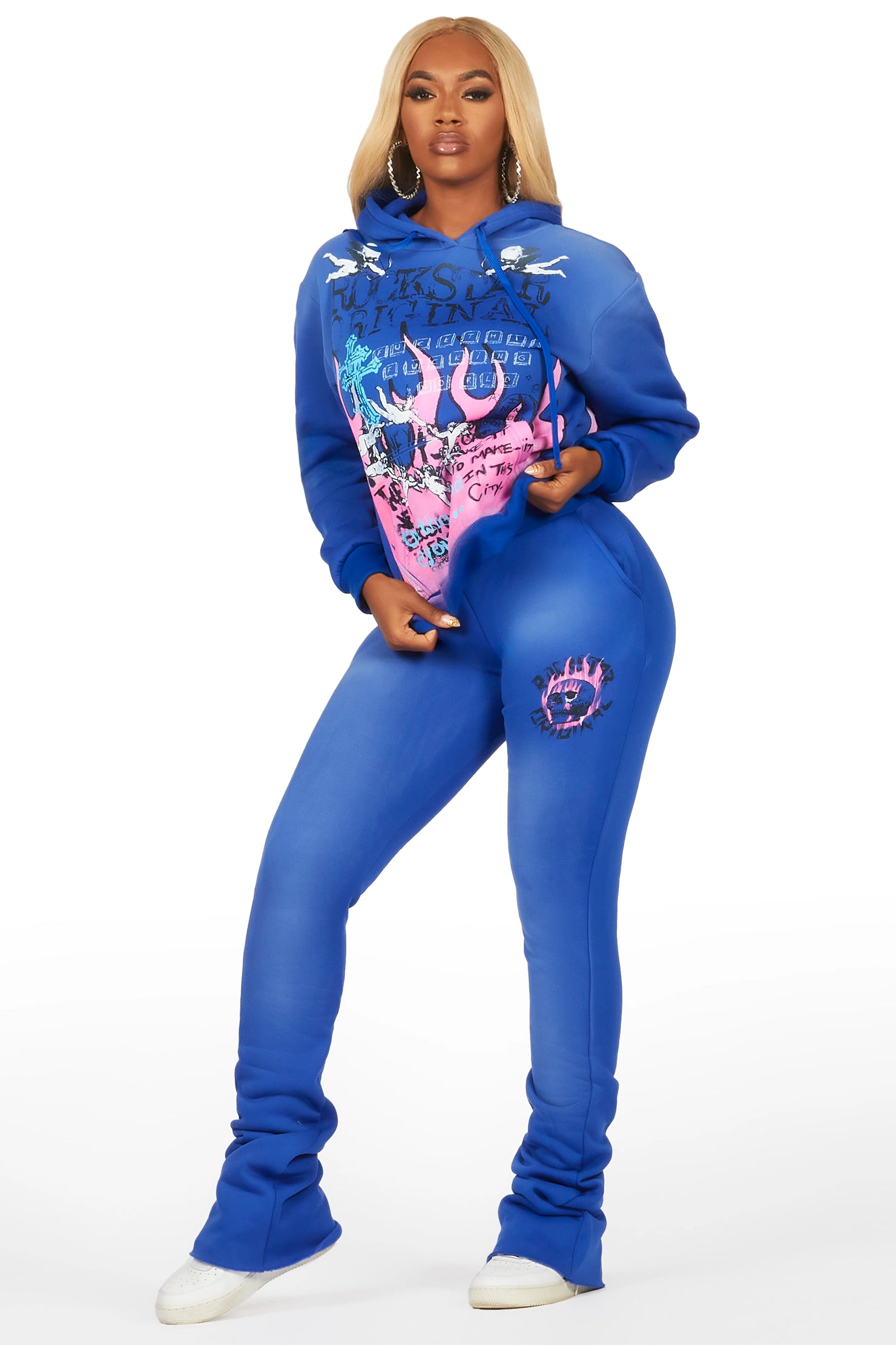 Leaira Royal Blue Super Stacked Trackset