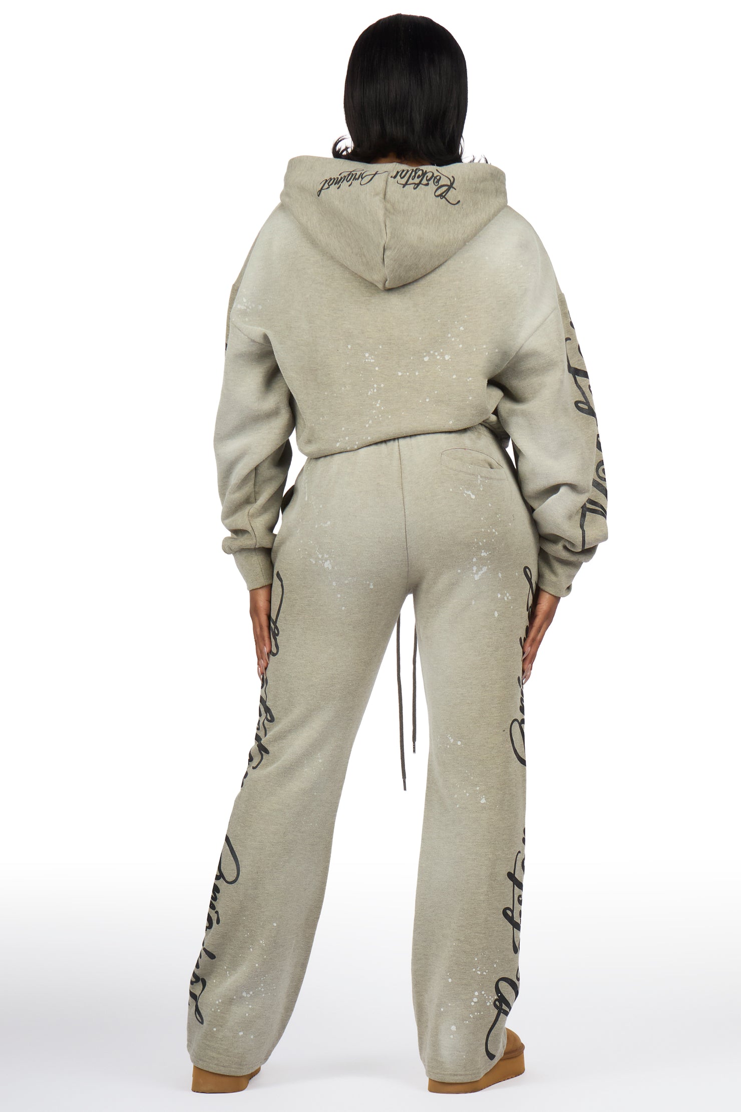 Nakesha 2.0 Vintage Dark Oatmeal Relaxed Fit Track Set