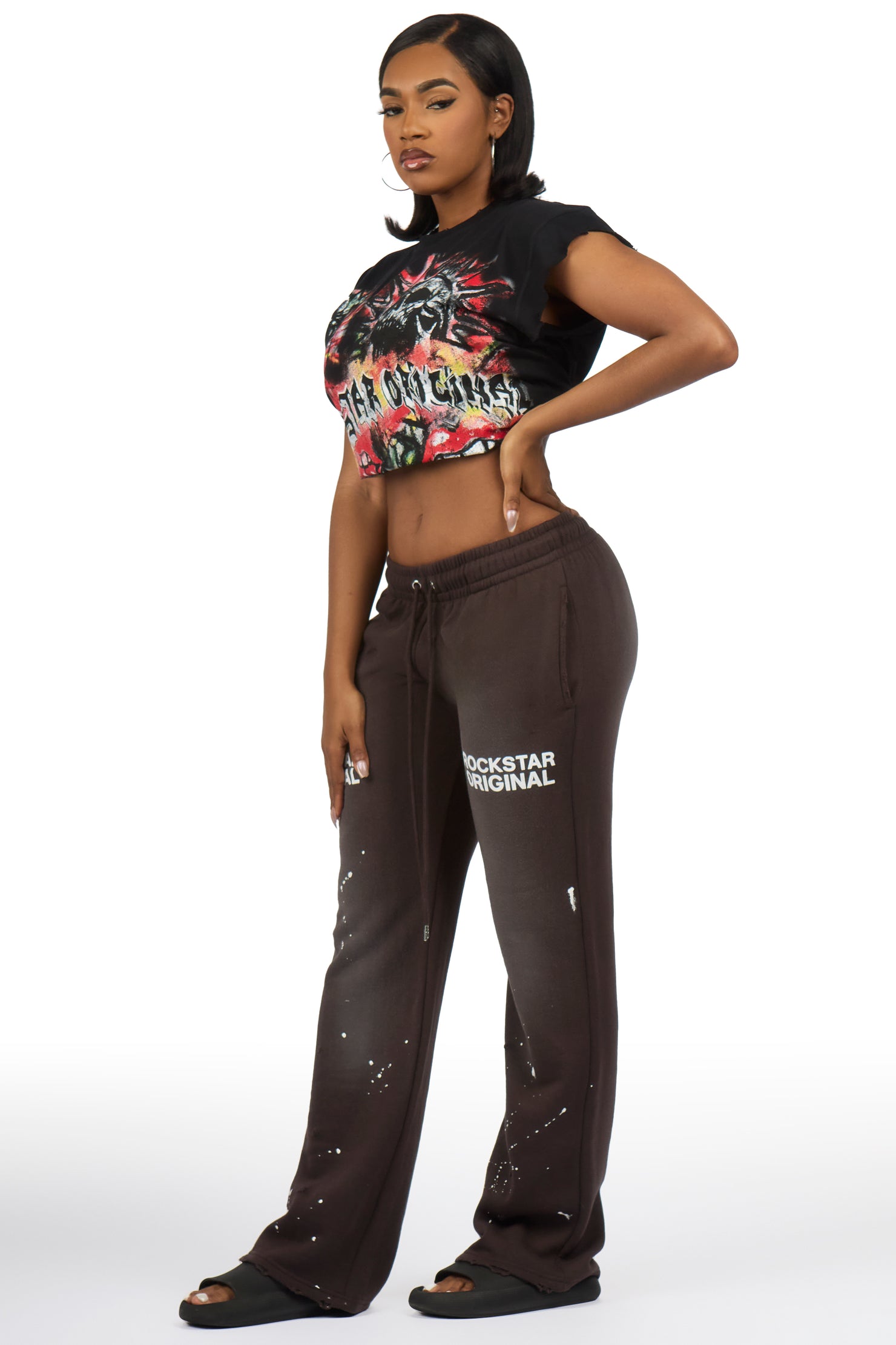 Reigna Iron Stacked Flare Pant