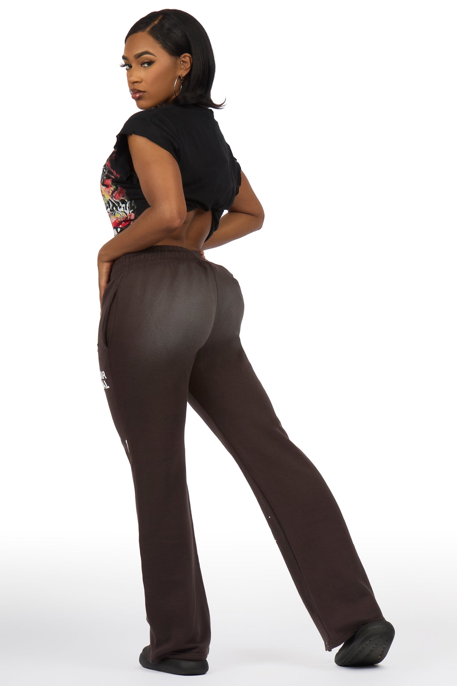 Reigna Iron Stacked Flare Pant