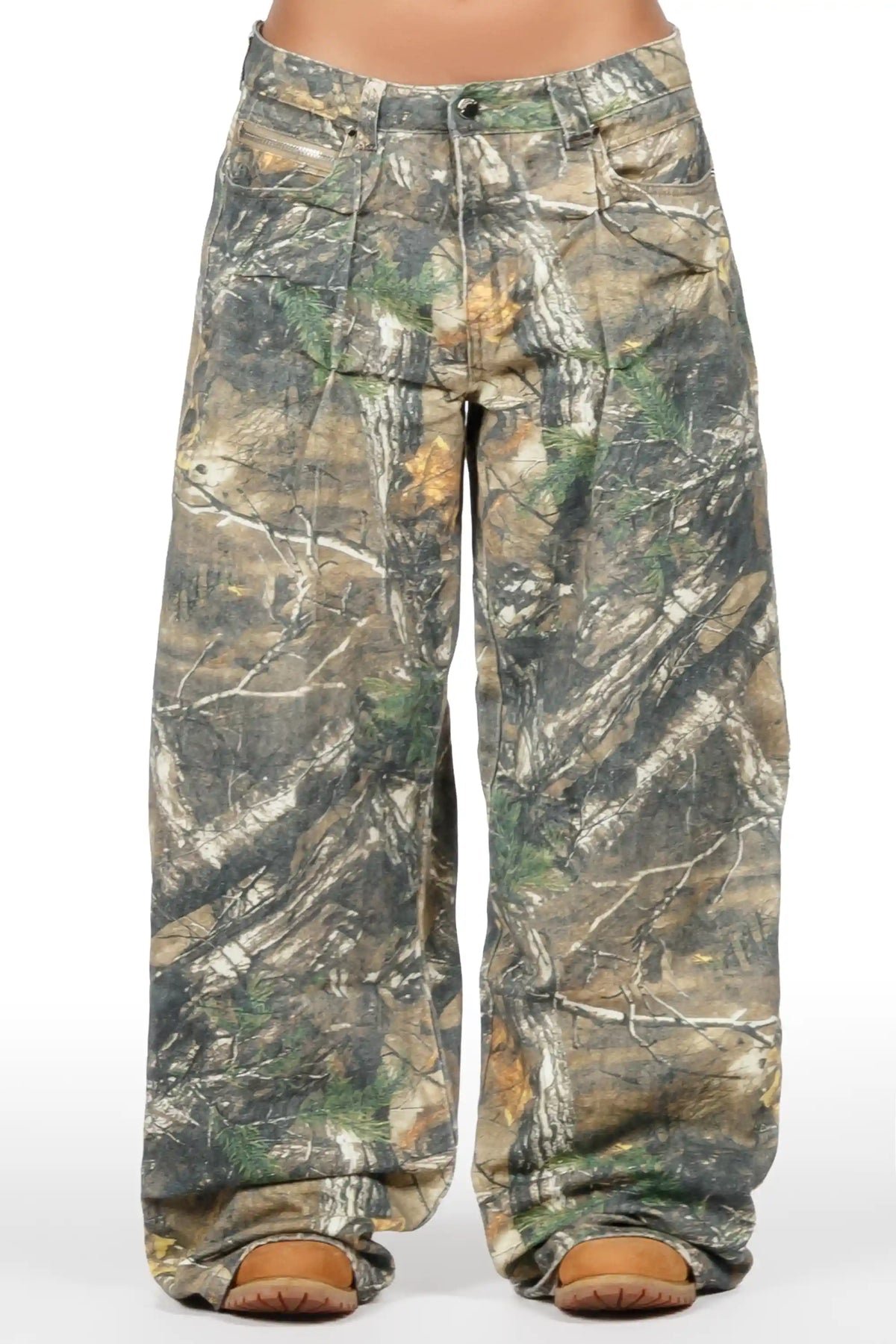 Alora Tree Camo Baggy Fit Jean