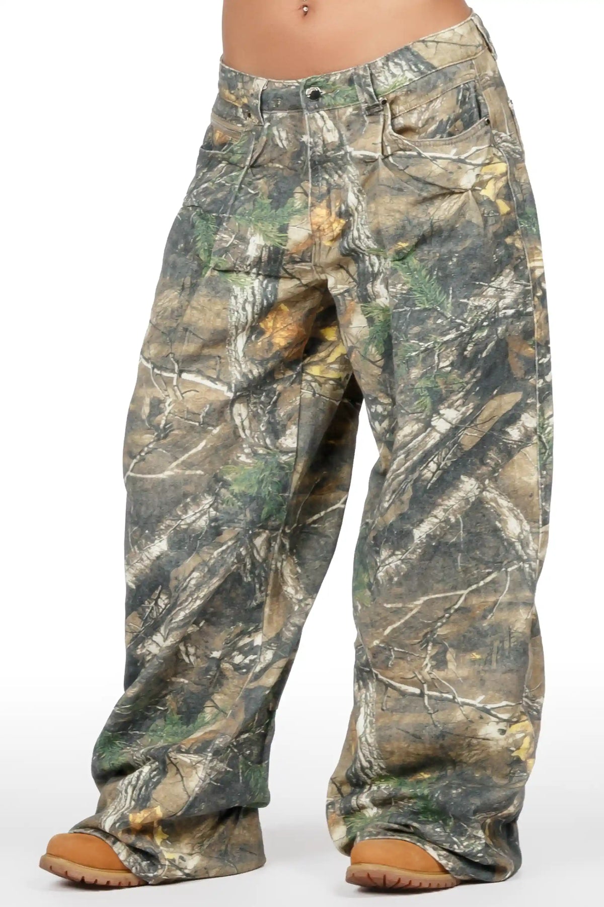 Alora Tree Camo Baggy Fit Jean