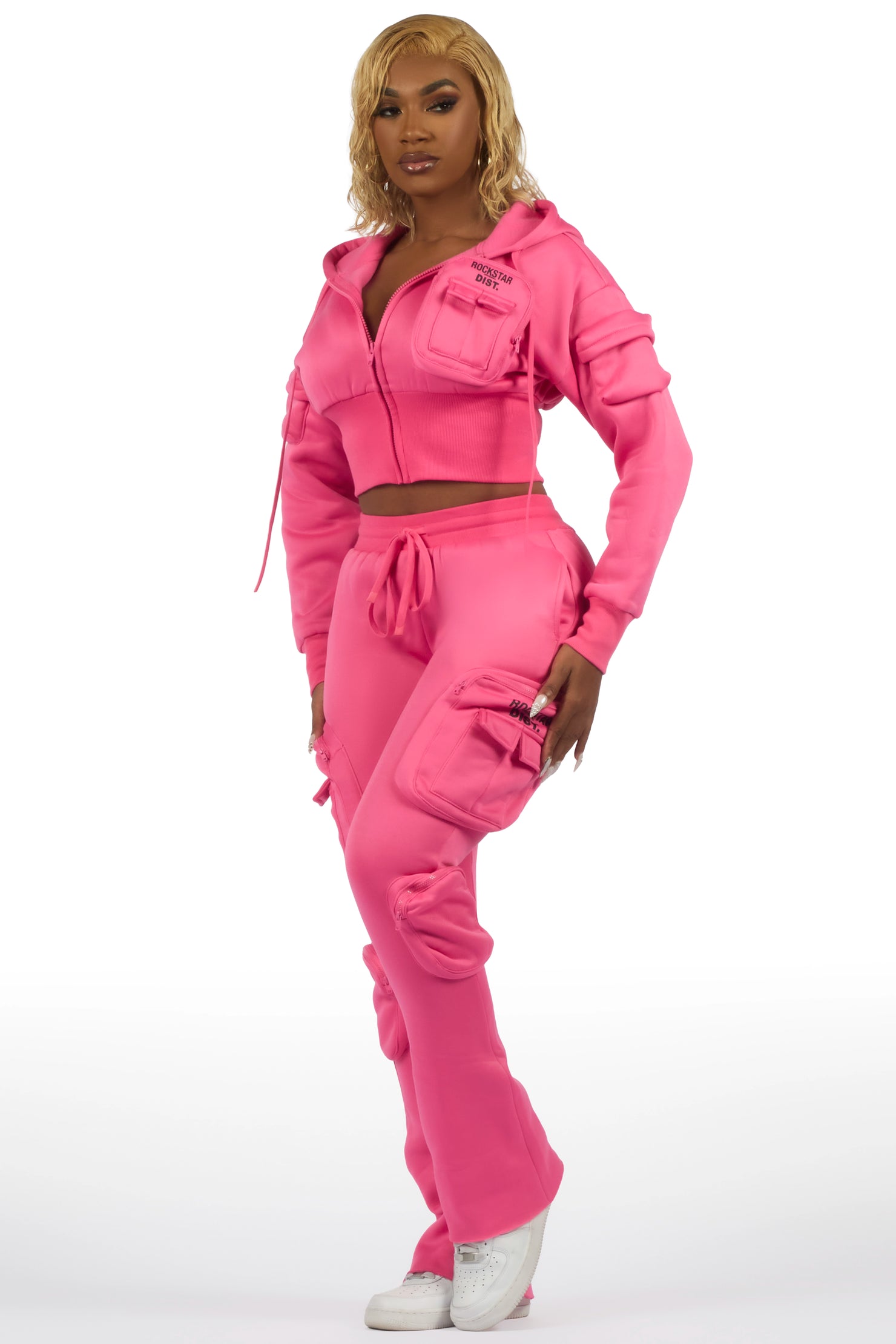 Reneikia Hot Pink Cargo Track Set